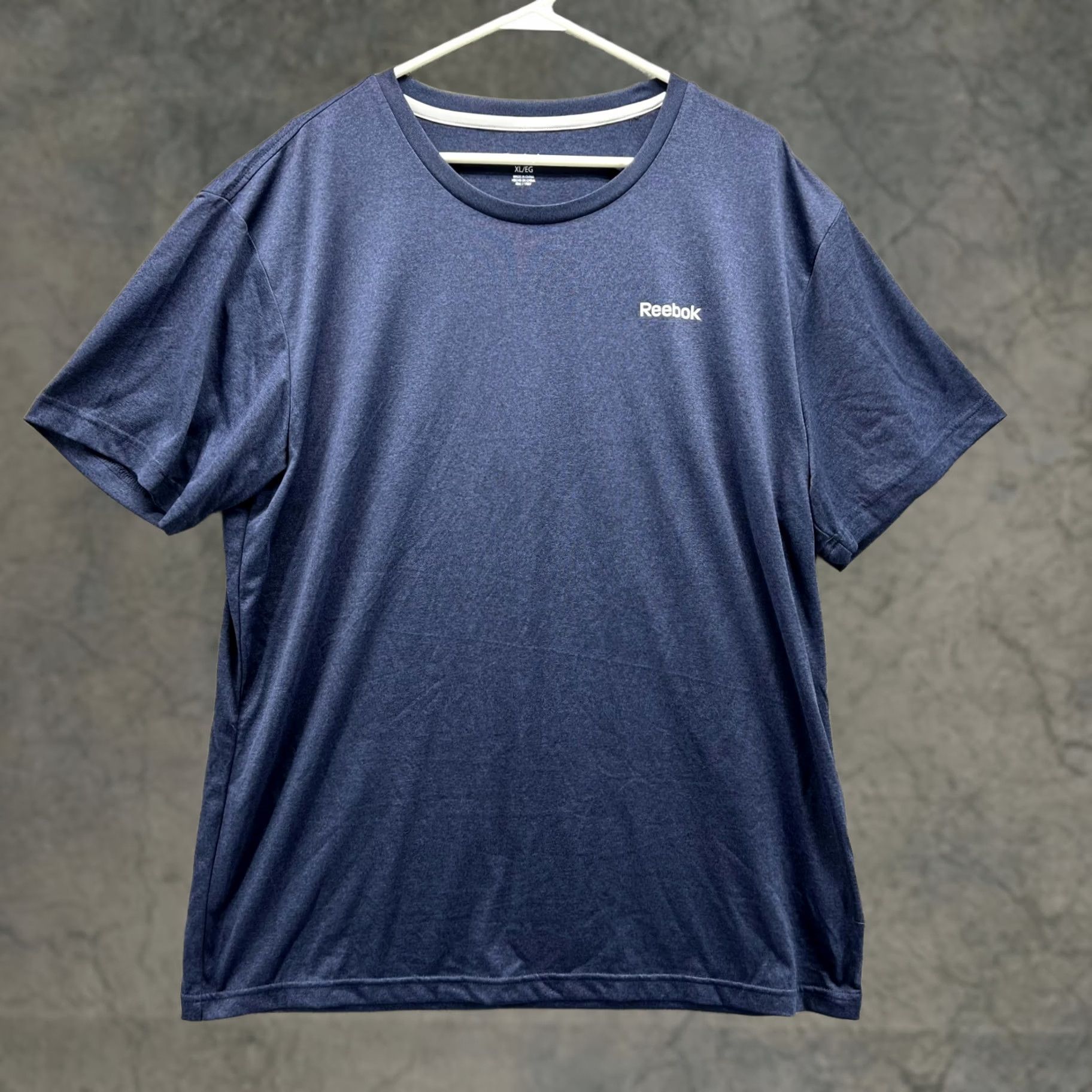 Reebok Reebok Shirt Men XL Blue Athletic Training Gym Crewneck Polyester Stretch Logo Size US XL / EU 56 / 4 - 1 Thumbnail
