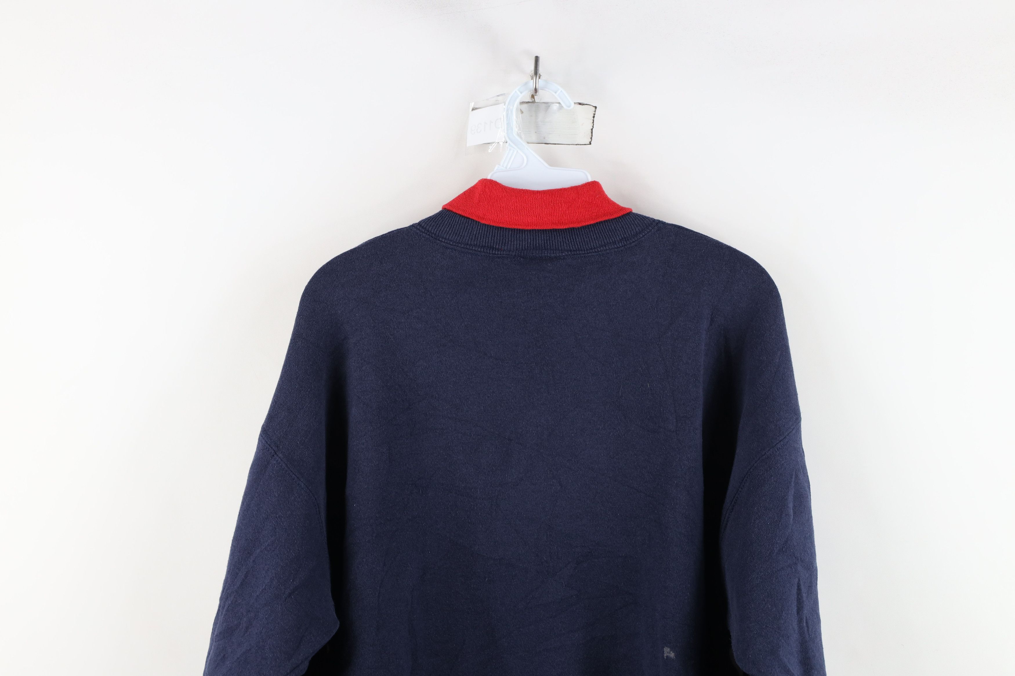 Vintage Vintage 90s Streetwear Michigan Turtleneck Sweatshirt USA Size L / US 10 / IT 46 - 12 Thumbnail
