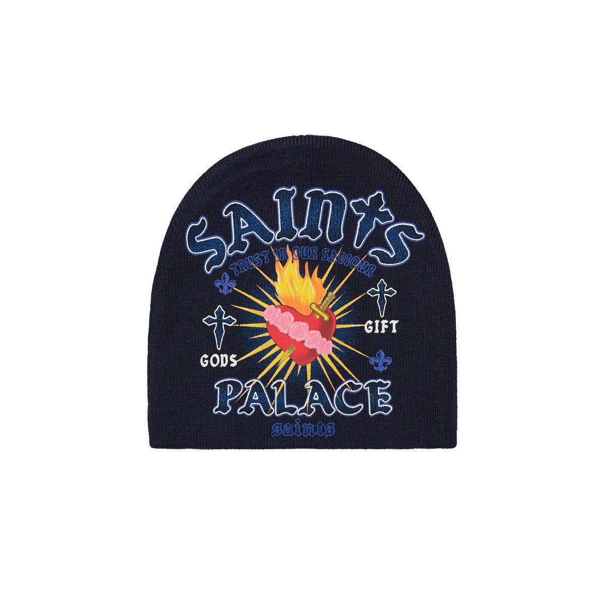 Palace Palace Gods Gift Beanie Navy Size ONE SIZE - 1 Thumbnail