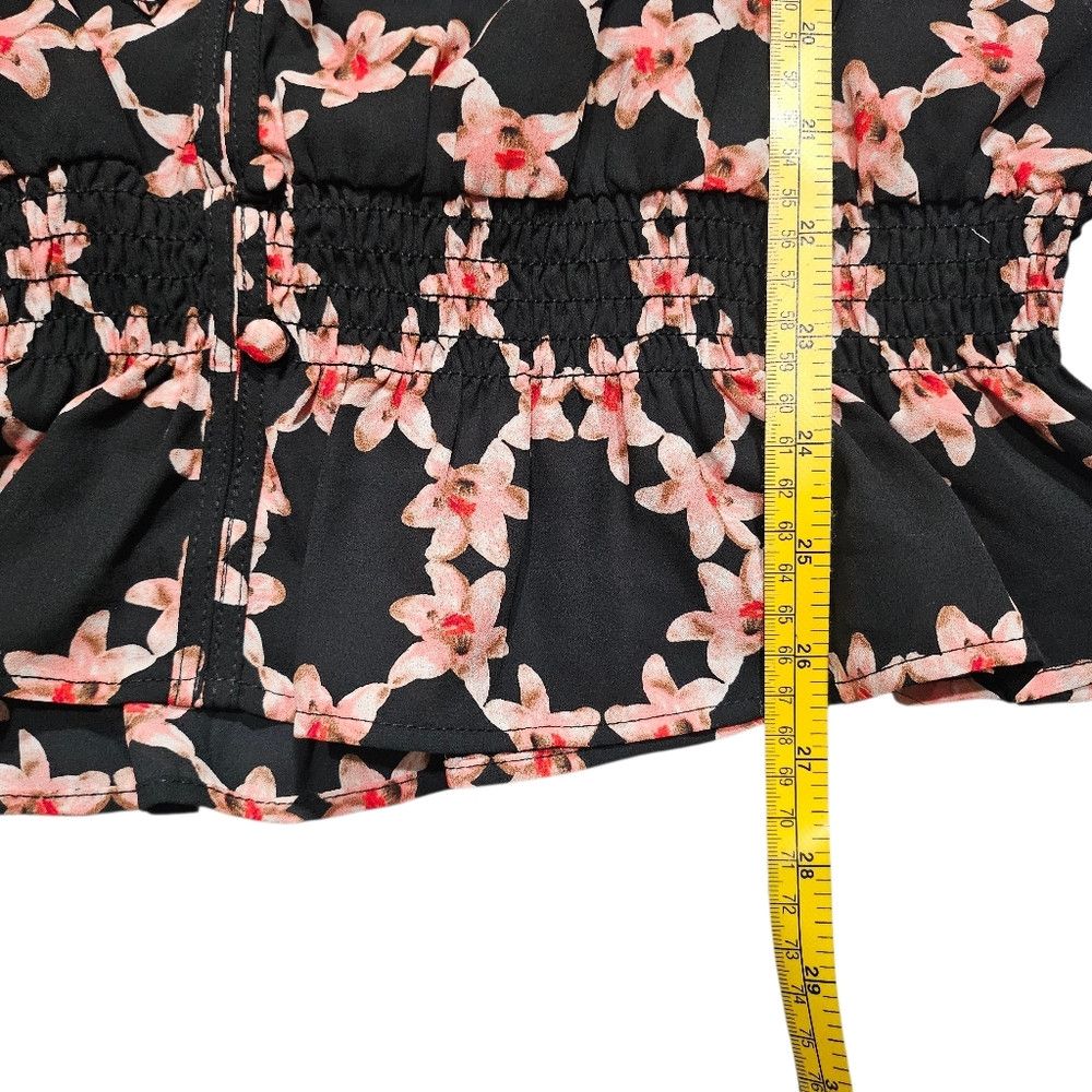 Karl Lagerfeld Karl Lagerfeld Sleeveless Button Up Drop Waist Blouse Large Size L / US 10 / IT 46 - 5 Thumbnail