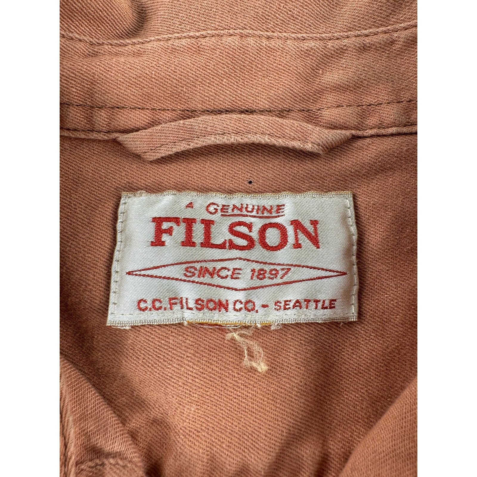 Filson Filson Sunburn Shipwright Fine Twill Shirt SZ M Size US M / EU 48-50 / 2 - 3 Thumbnail