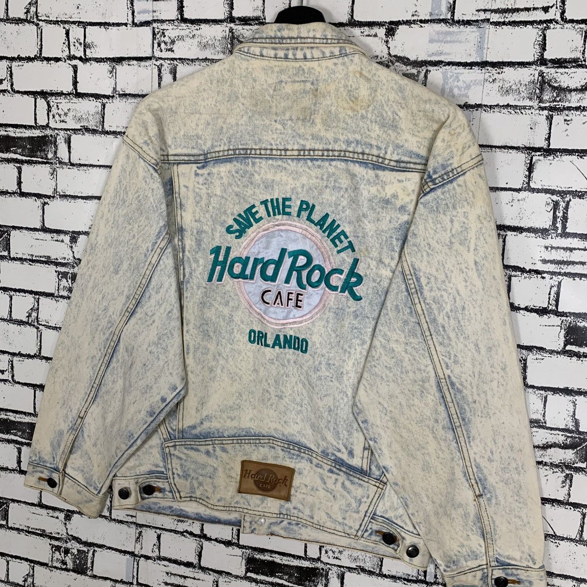 Hard Rock Cafe × Vintage Vintage Hard Rock Cafe Orlando Denim Jacket Small Size Size US S / EU 44-46 / 1 - 9 Thumbnail