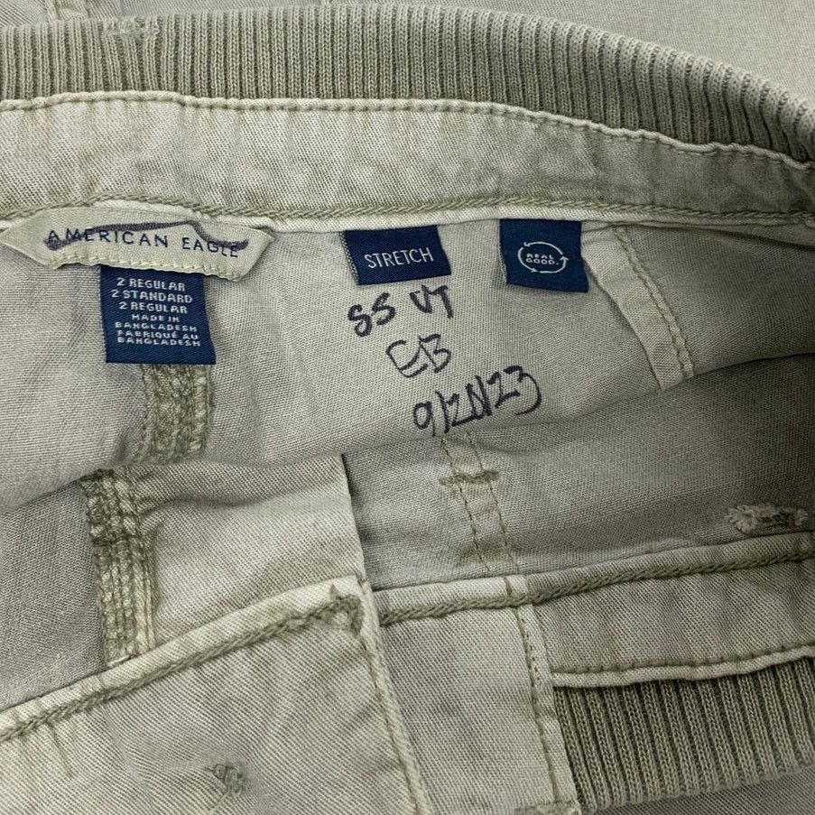 American Eagle Outfitters New American Eagle Womens Size 2 Lightweight Cargo Pants Size 26" / US 2 / IT 38 - 5 Thumbnail