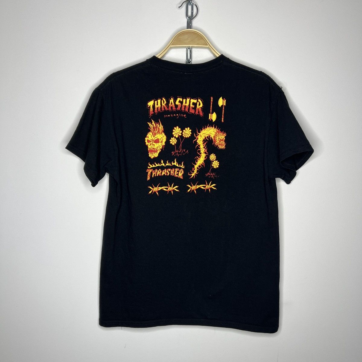 Thrasher VINTAGE Y2K THRASHER TSHIRT TEE Size US M / EU 48-50 / 2 - 2 Thumbnail