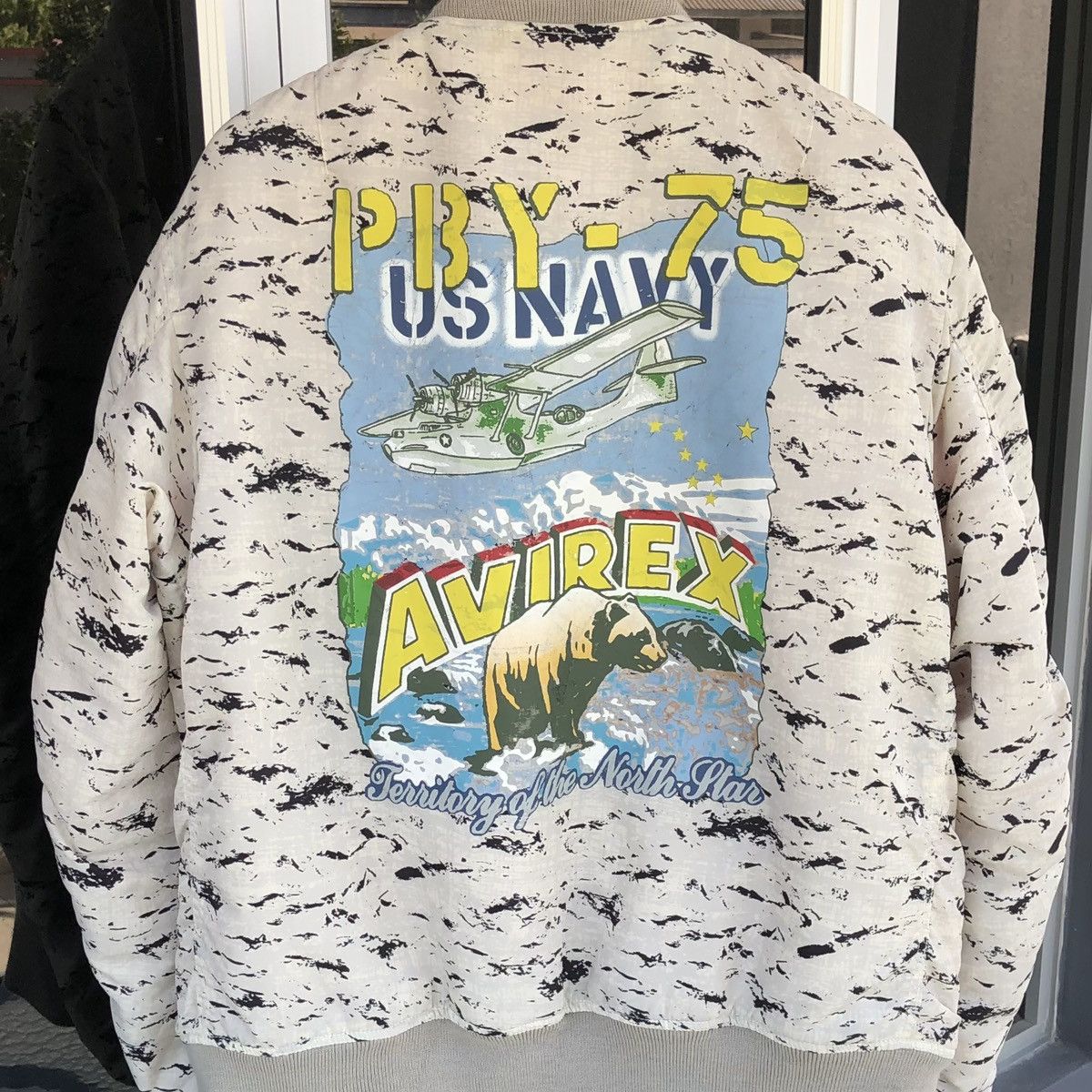 Avirex Avirex Camo PBY-75 US NAVY Ma-1 Bomber Jacket Size US XL / EU 56 / 4 - 4 Thumbnail