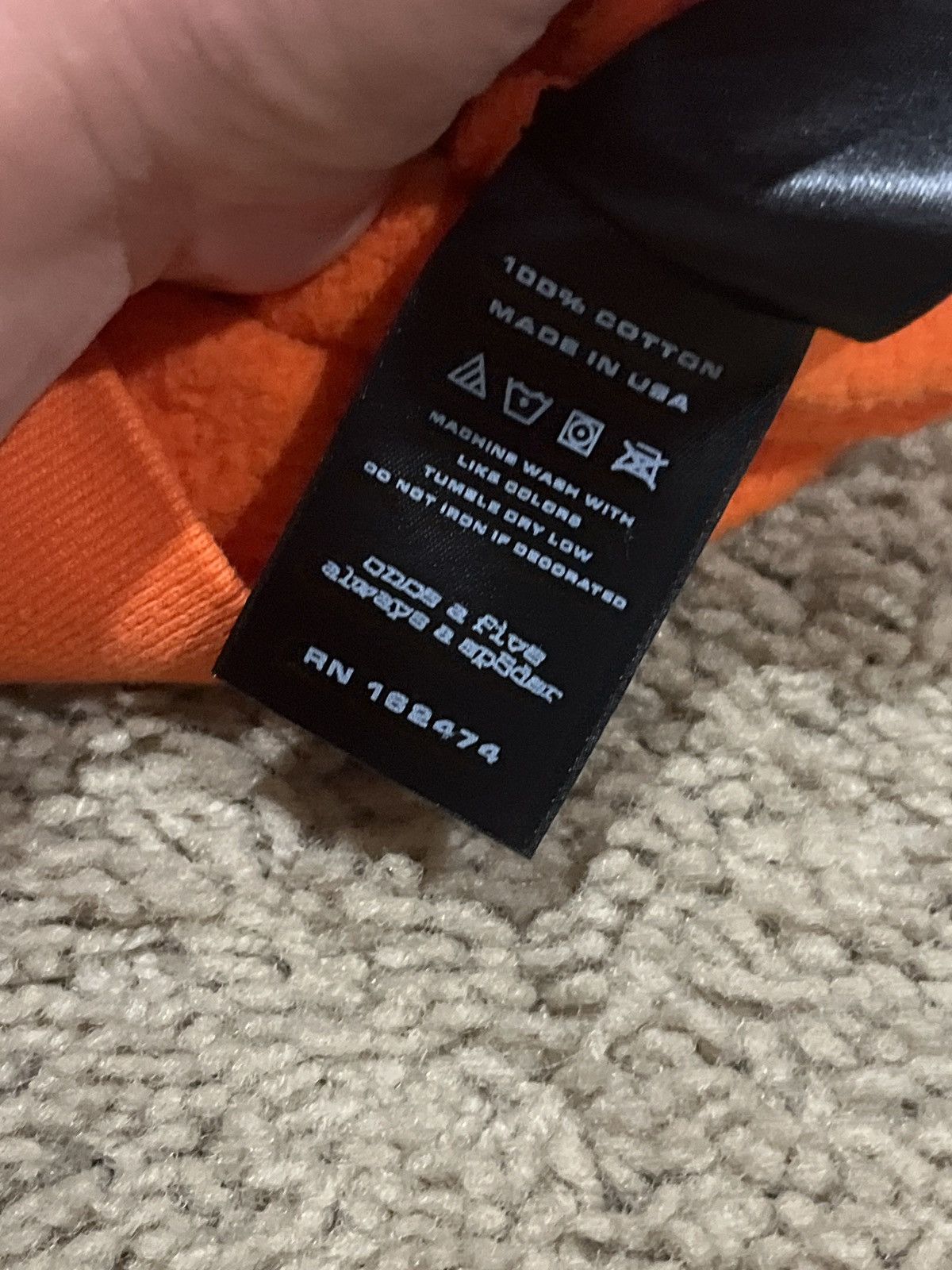 Sp5der Orange Sp5der Hoodie Size US M / EU 48-50 / 2 - 7 Thumbnail