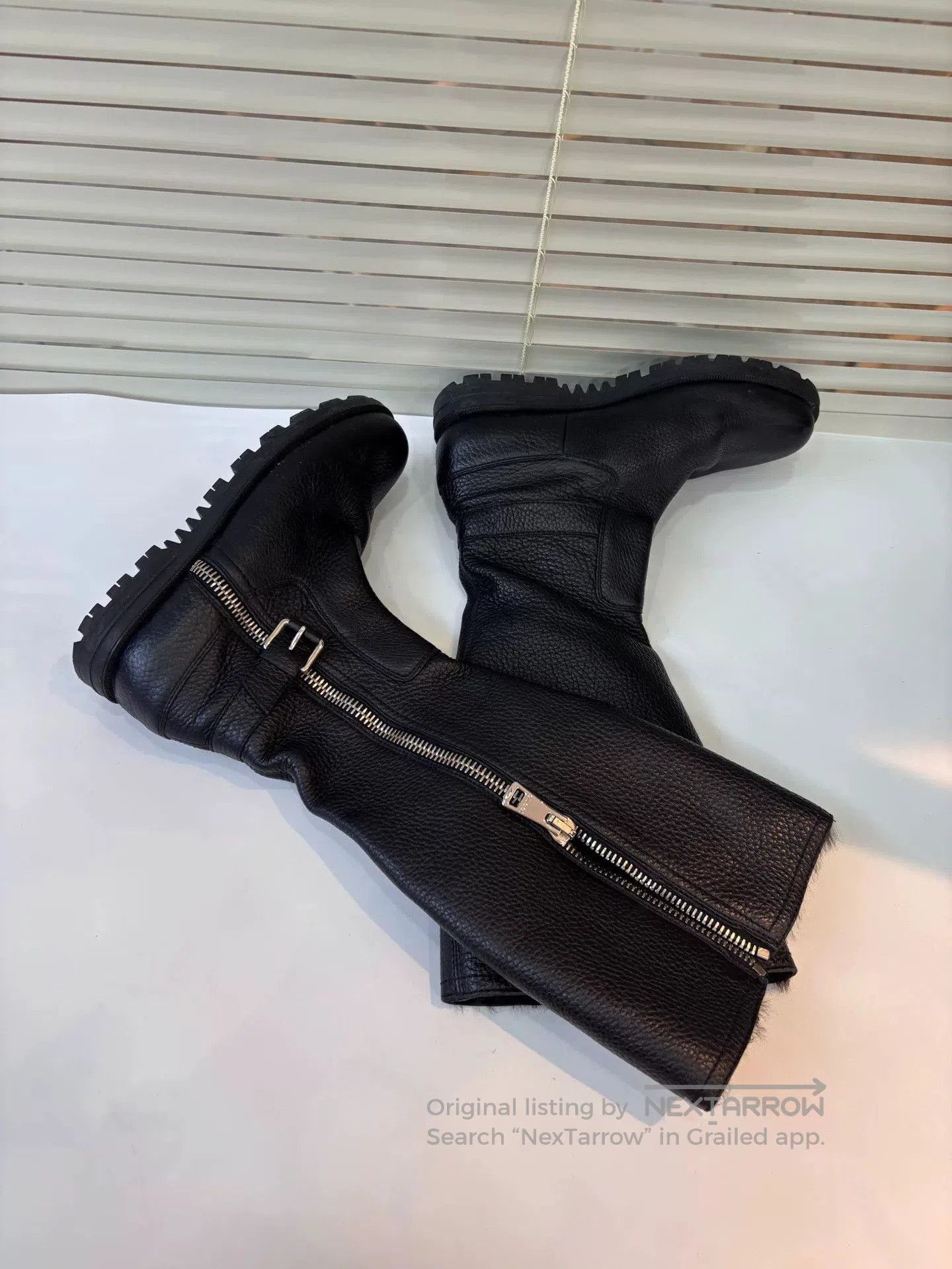 Gucci Gucci Black Leather Long Boots. Size US 4.5 / IT 34.5 - 7 Thumbnail