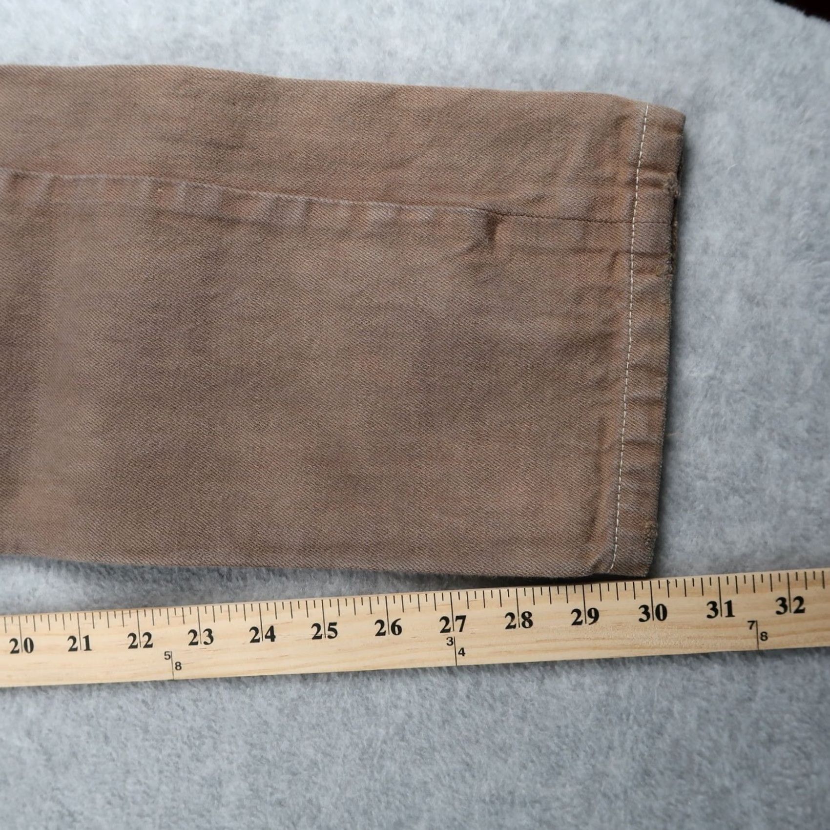 Brian Dales Brian Dales Denim Jeans Brown Men’s 32 Regular 5-Pocket Style Straight Italy Vintage? Size US 32 / EU 48 - 5 Thumbnail
