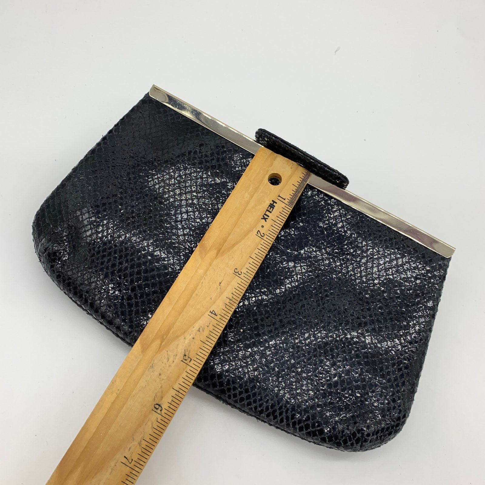 Banana Republic Banana Republic Clutch Womens Small Bag Black Evening Purse Size ONE SIZE - 5 Thumbnail