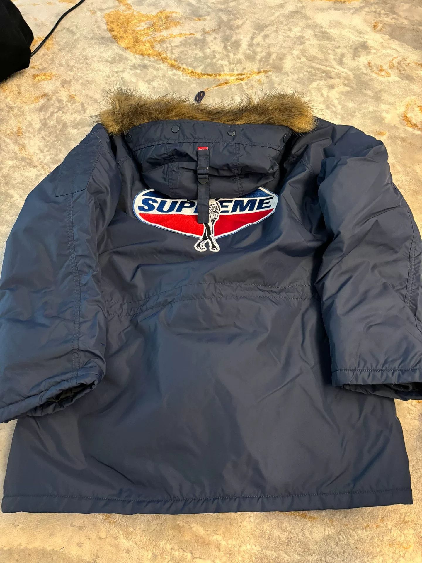 Supreme Supreme x Hysteric Glamour N-3B Parka Navy Size US M / EU 48-50 / 2 - 8 Thumbnail