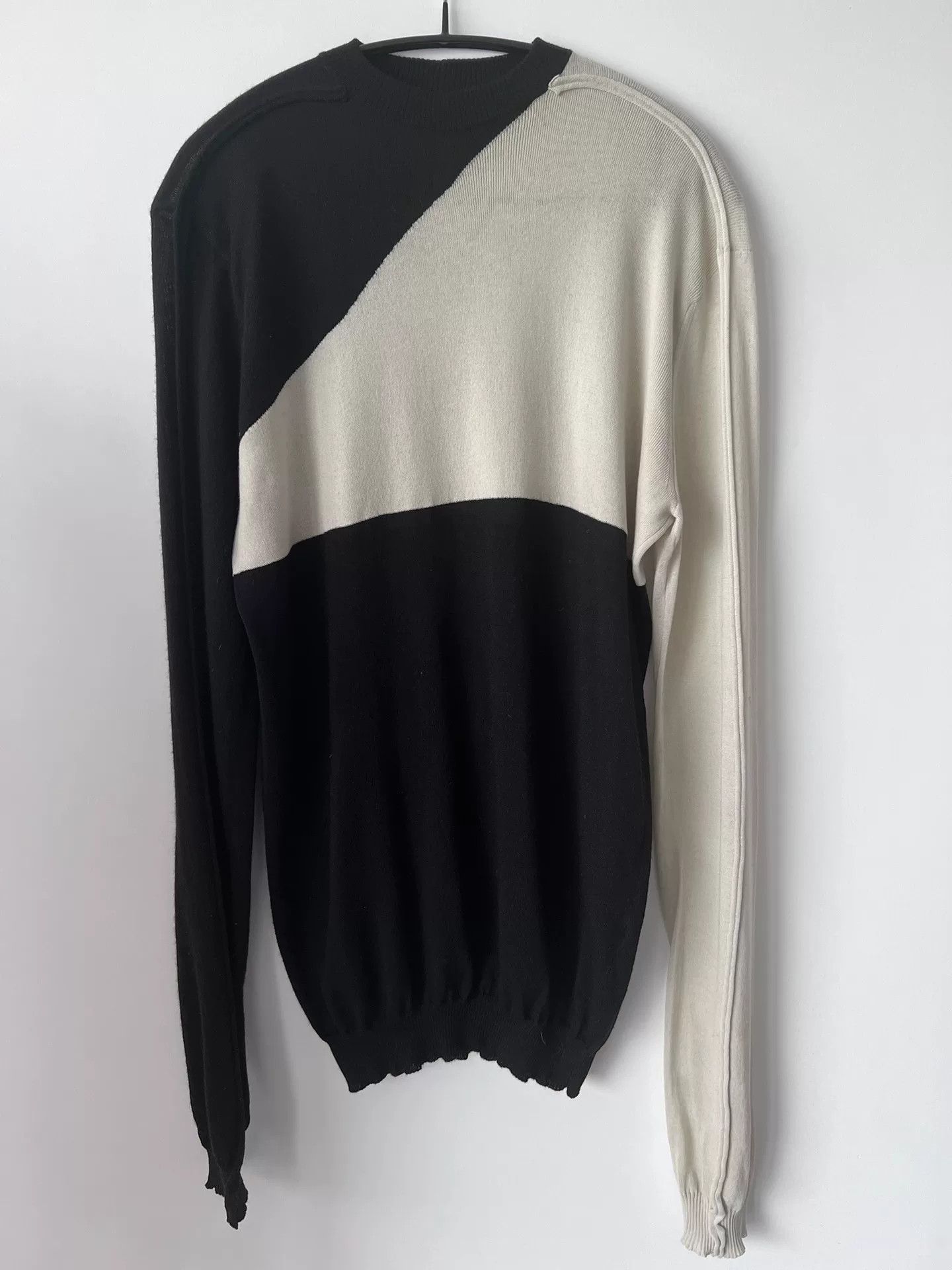 トップス Rick Owens Oversized Block Sweater rick owens color block knit sweater