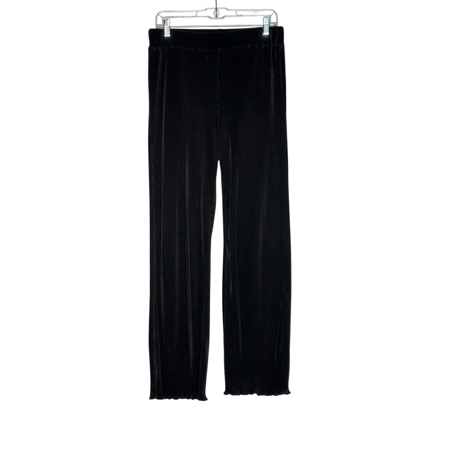 Rachel Zoe Rachel Zoe black slinky wide legs pull on pants size Medium Size 32" / US 10 / IT 46 - 10 Thumbnail