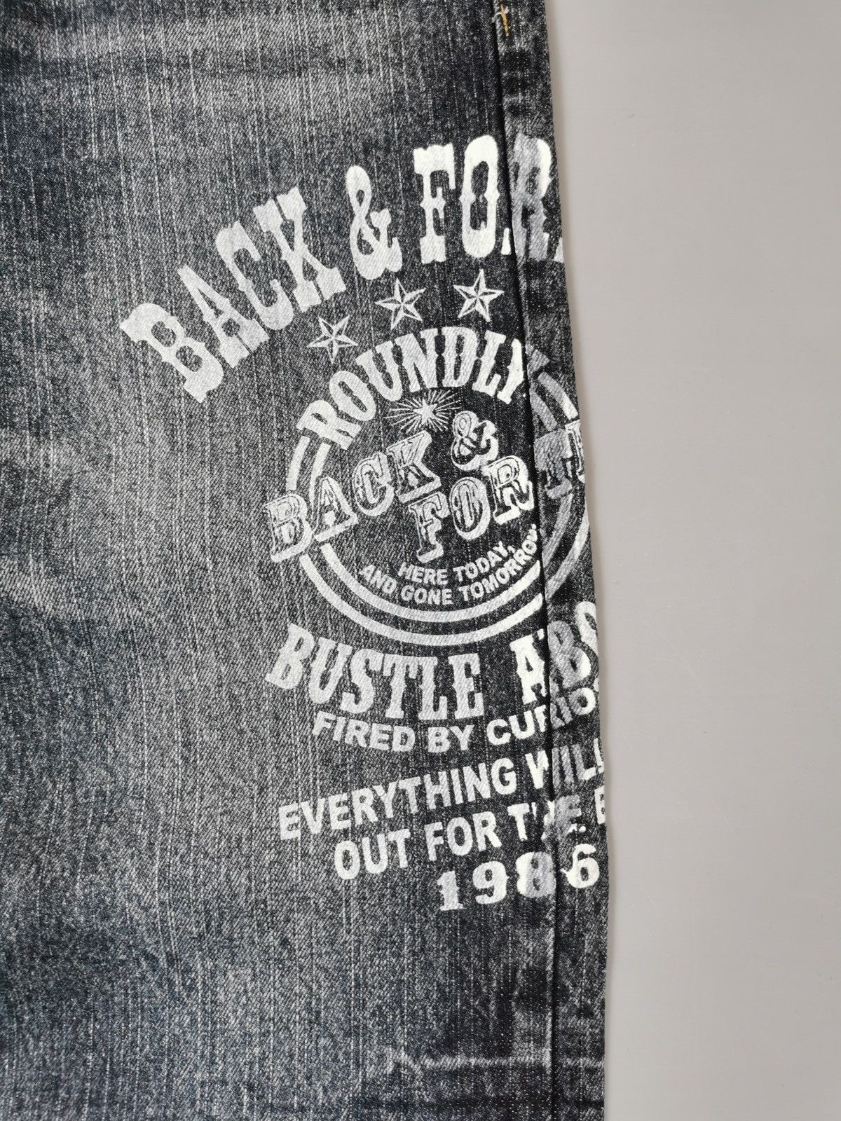 Designer × If Six Was Nine × Japanese Brand BACK & FORTH DOUBLE ZIPPER JEANS (LG32) Size US 32 / EU 48 - 7 Thumbnail