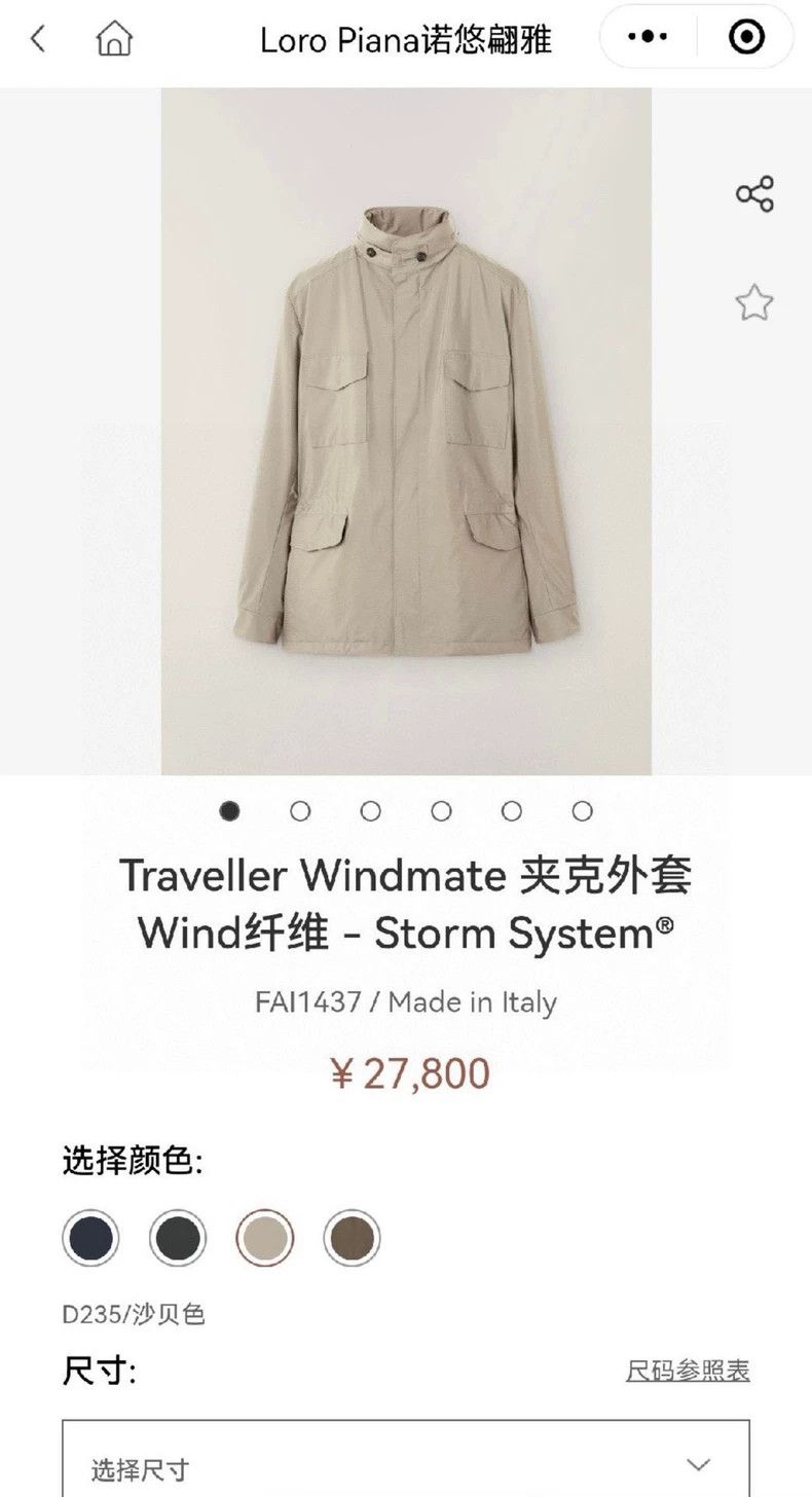 Loro Piana LORO PIANA A traveler's jacket Size US L / EU 52-54 / 3 - 8 Thumbnail