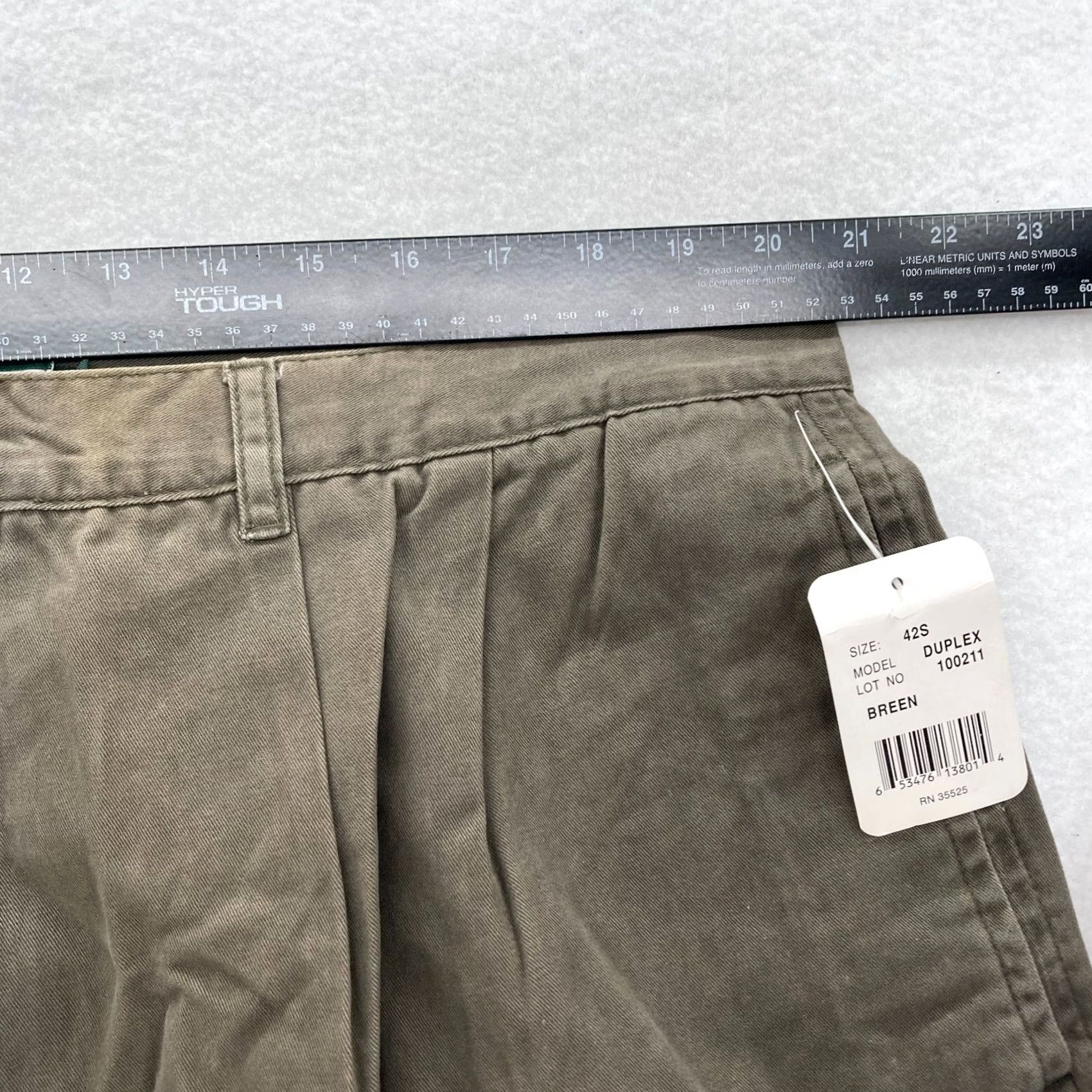 Beverly Hills Polo Club VINTAGE Beverly Hills Polo Club Duplex Chino Pants Mens 42x30 Relaxed Fit Breen Size US XL / EU 56 / 4 - 6 Thumbnail