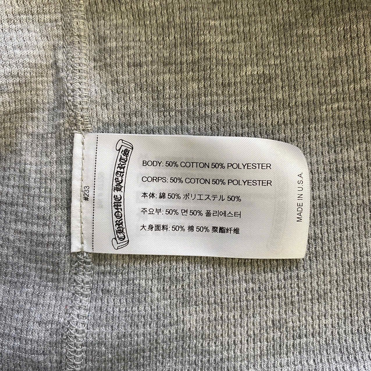 Chrome Hearts CHROME HEARTS Horseshoe Thermal Long T Shirt Size L / US 10 / IT 46 - 9 Thumbnail