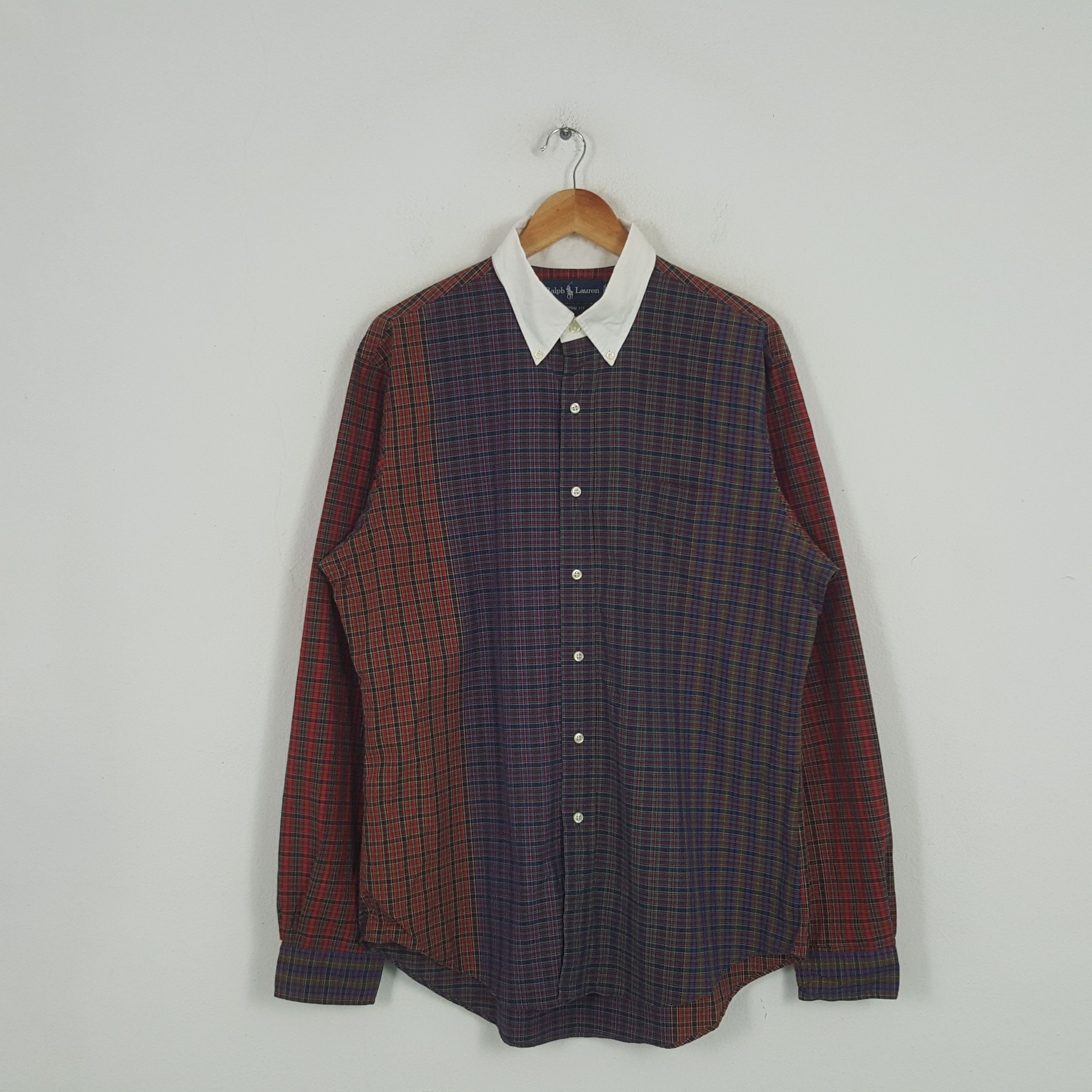 Ralph Lauren × Vintage Vintage Ralph Lauren American Brand Flannel Shirt Button Up Size US XL / EU 56 / 4 - 1 Thumbnail