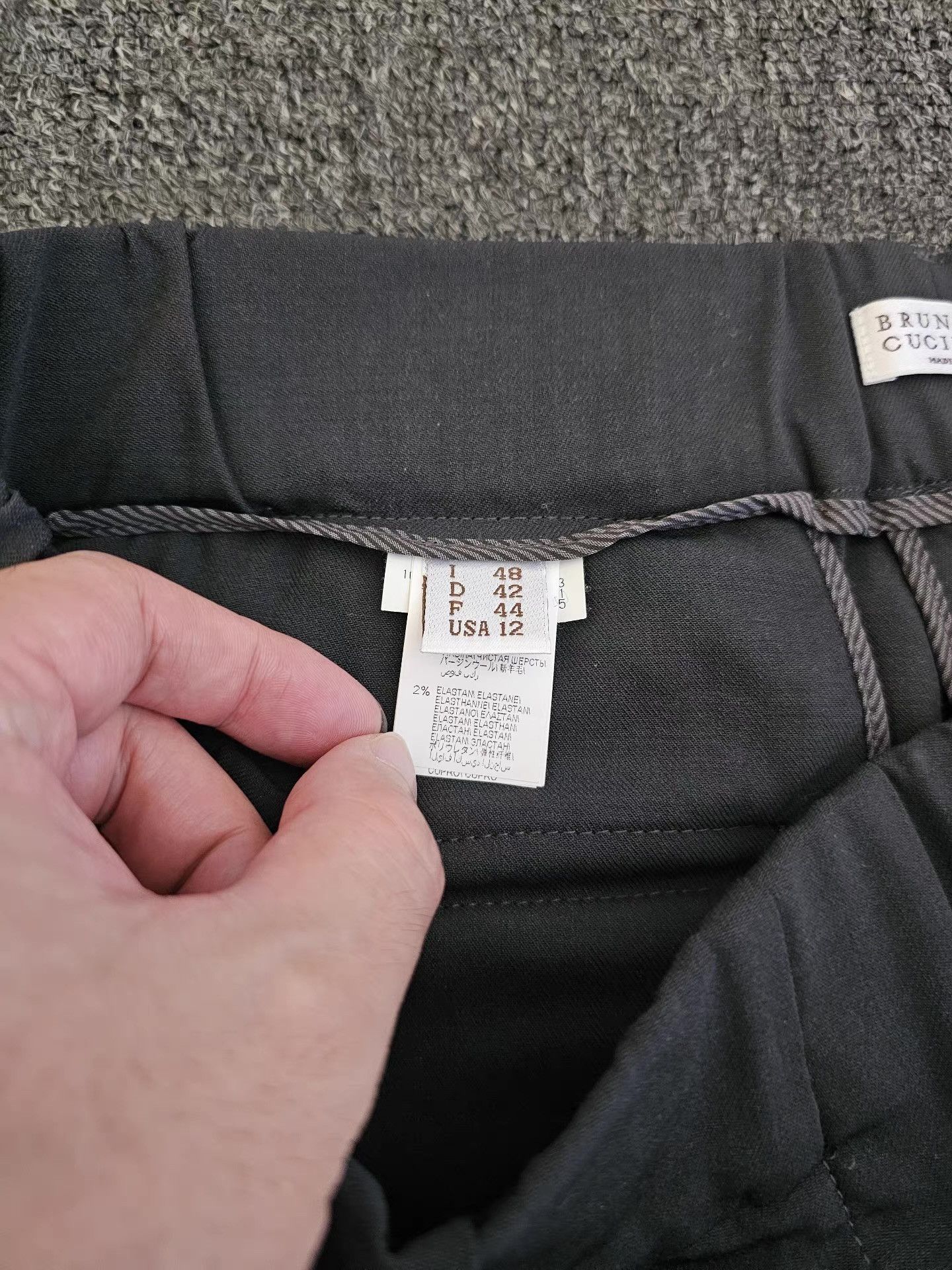 Brunello Cucinelli Brunello Cucinelli BC Wool Casual Pants, Size US 34 / EU 50 - 5 Thumbnail