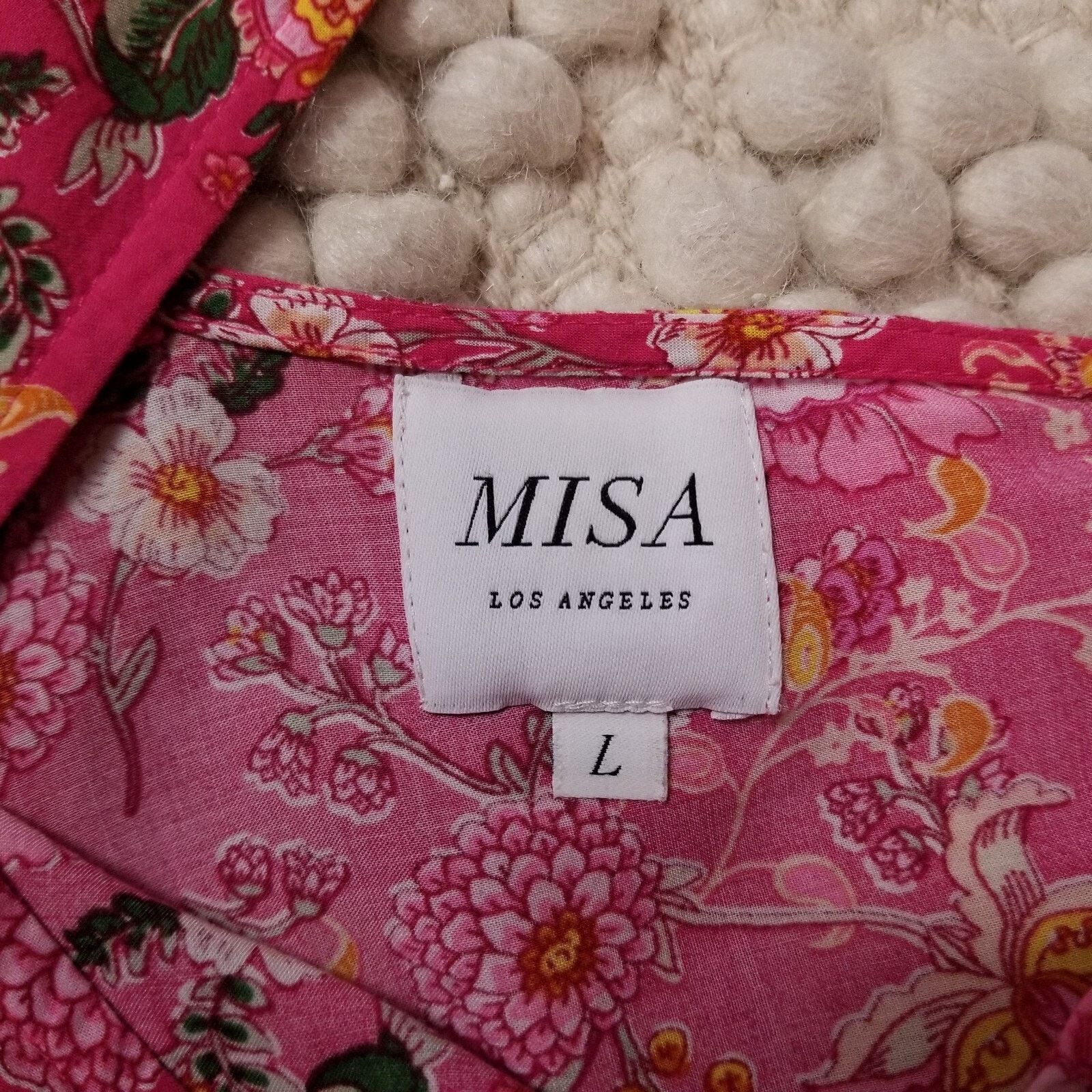MISA Los Angeles MISA Los Angeles Pink Johanna Dress Sz Large Size L / US 10 / IT 46 - 7 Thumbnail