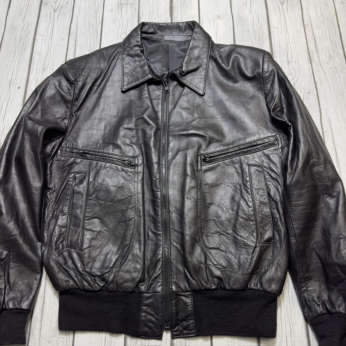 Vintage Vintage Great Things leather jacket Size US L / EU 52-54 / 3 - 3 Thumbnail