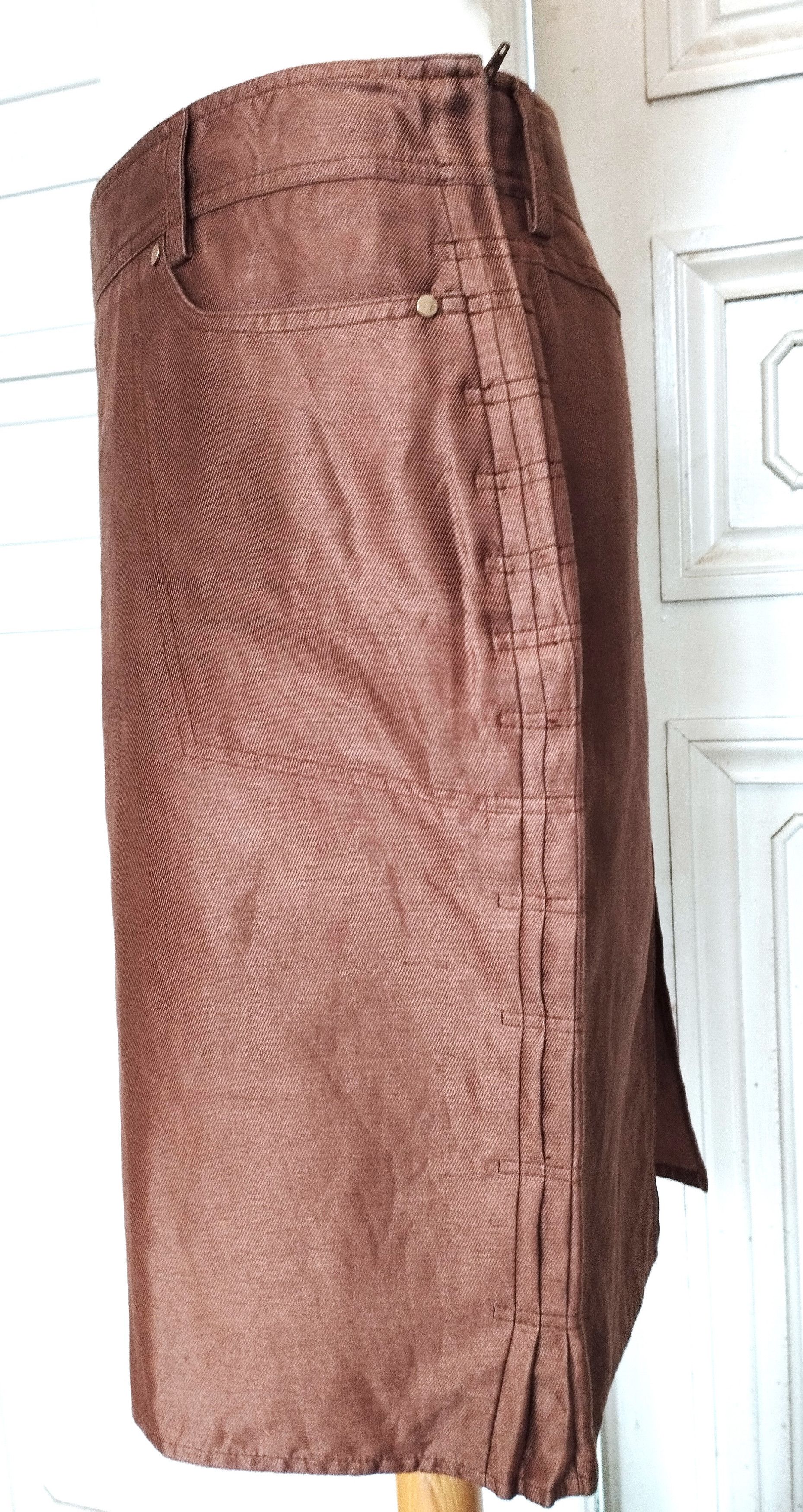 Gucci Gucci Jupe Twill Bronze TL Size 28" / US 6 / IT 42 - 9 Thumbnail