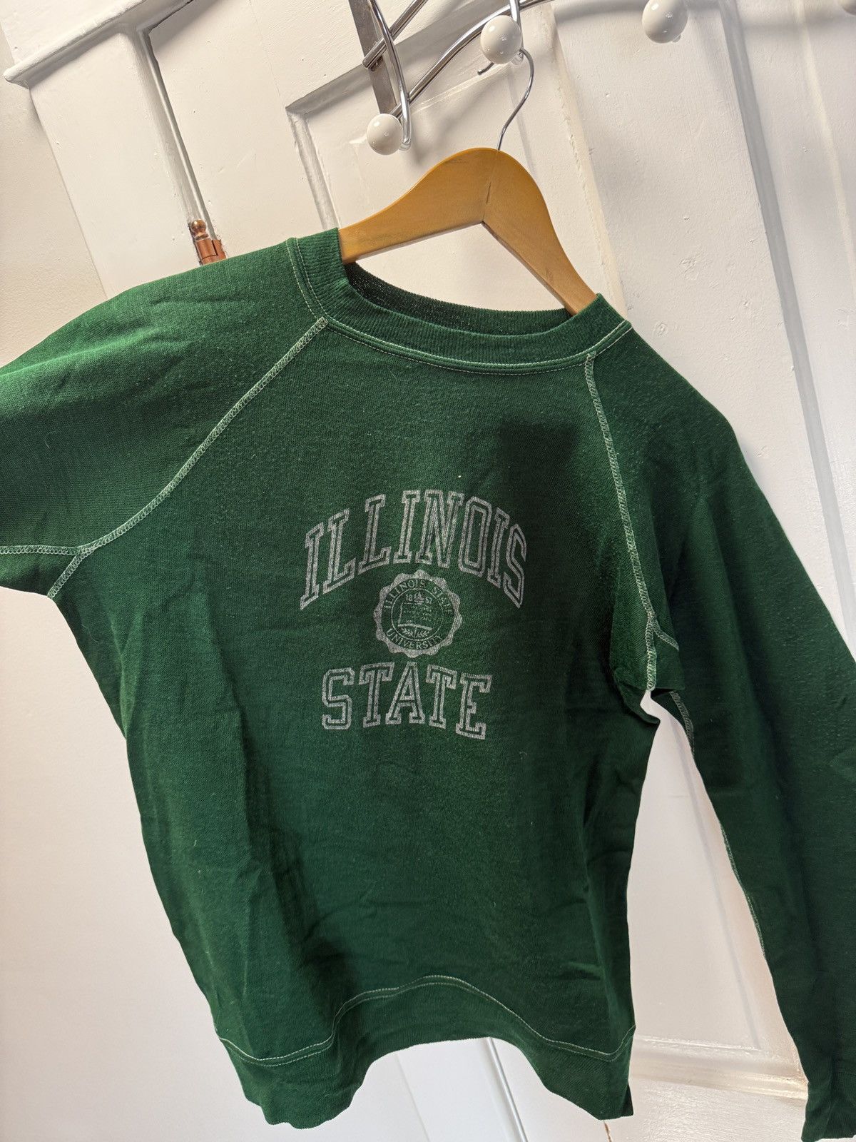 Vintage Vintage 70s Illinois Raglan Size US M / EU 48-50 / 2 - 2 Thumbnail