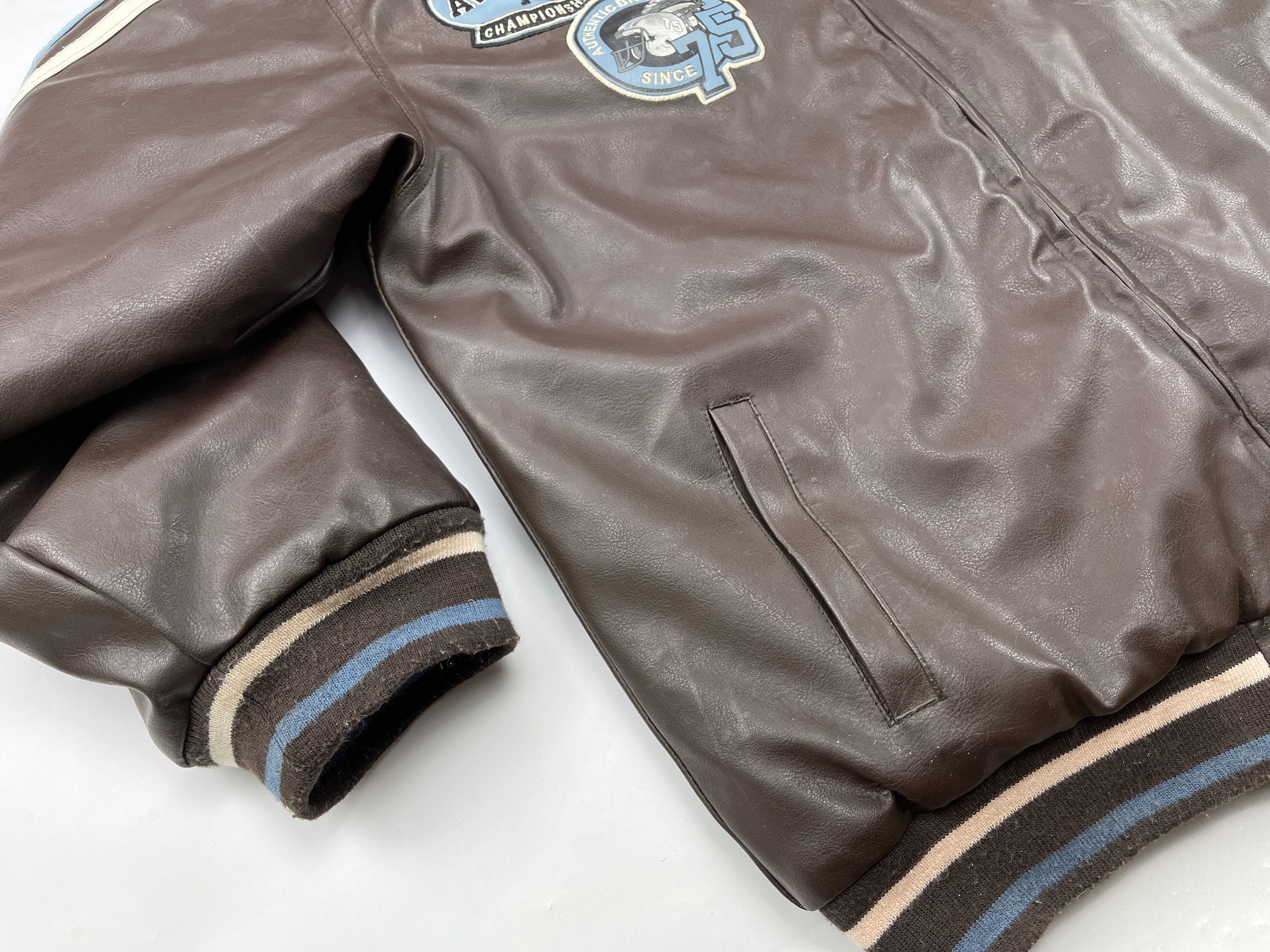 Avirex AVIREX faux leather jacket, vintage, 90s hip hop 1990s M Size US M / EU 48-50 / 2 - 17 Thumbnail