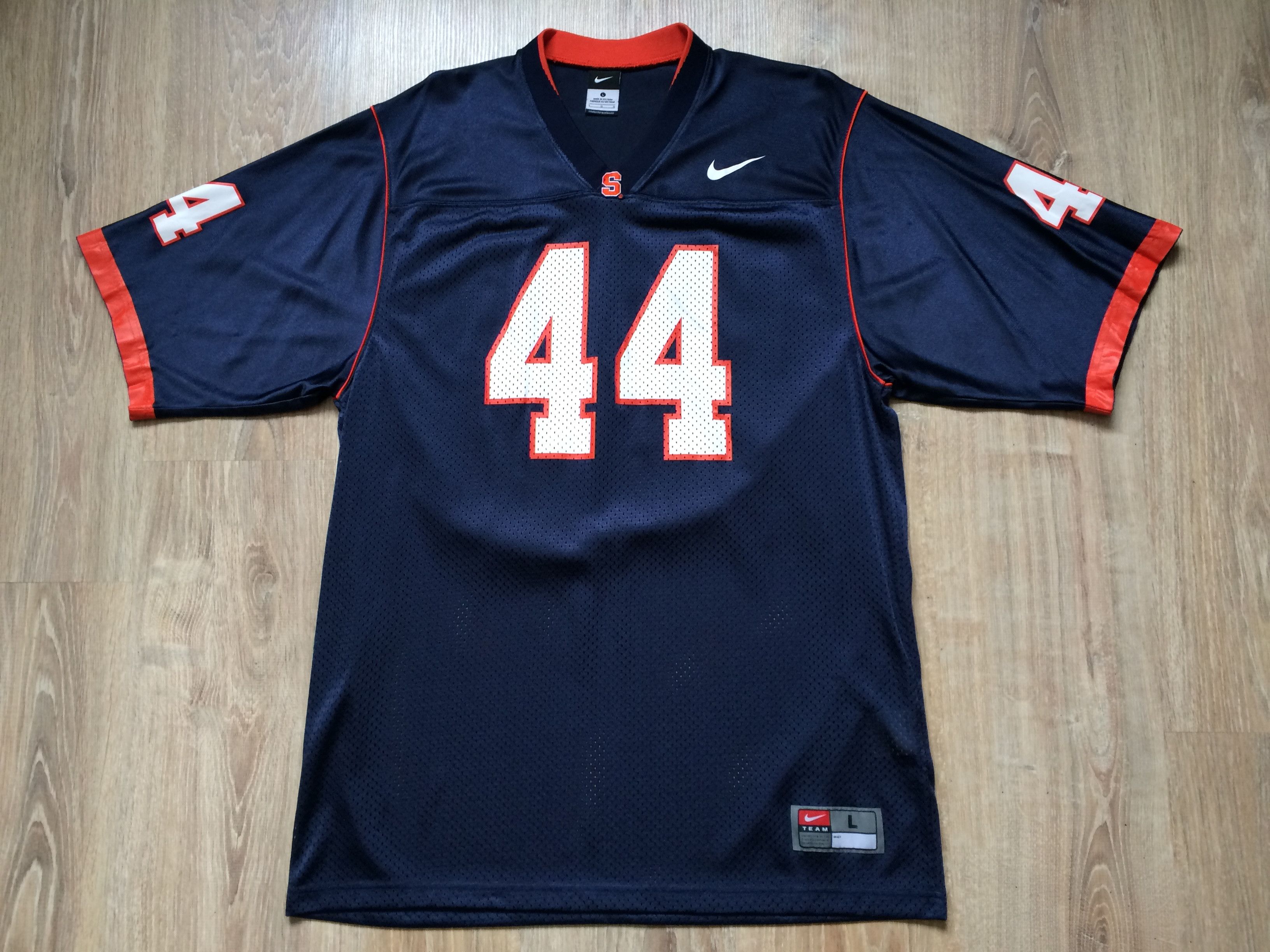 NFL × Nike × Vintage Vintage Nike NFL Syracuse Orange #44 Jersey Size US L / EU 52-54 / 3 - 1 Thumbnail