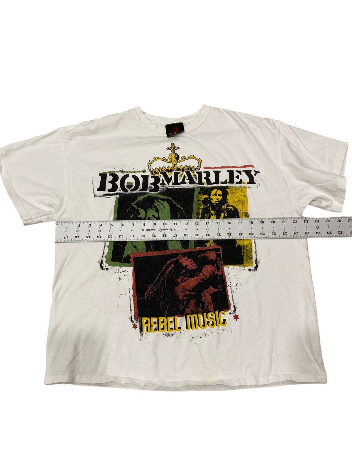 Bob Marley × Vintage × Zion Rootswear Y2K Bob Marley Zion Roots Wear T Shirt Size US XL / EU 56 / 4 - 6 Thumbnail