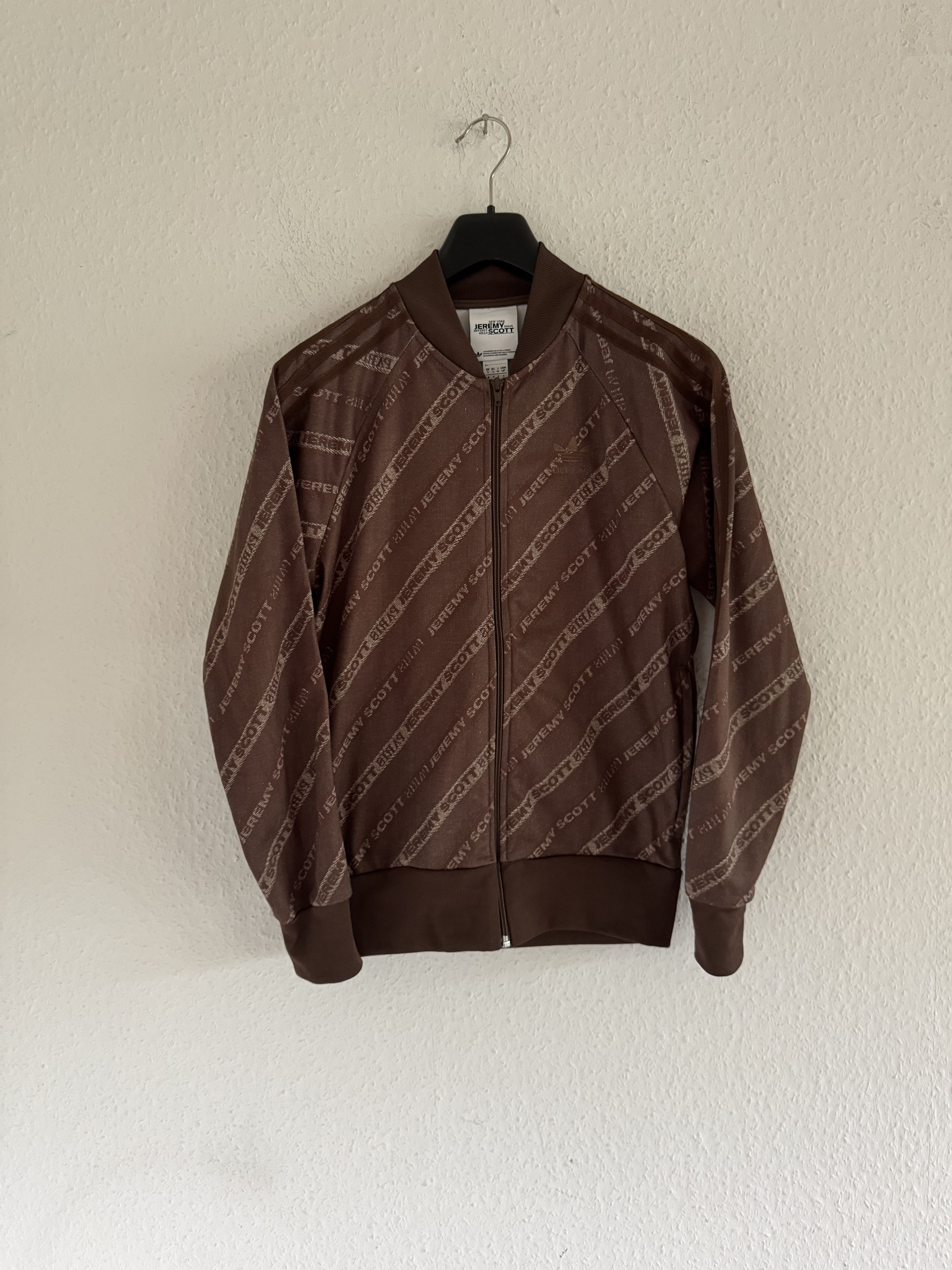 Adidas × Jeremy Scott Logo Tape Track Jacket Size US S / EU 44-46 / 1 - 2 Thumbnail