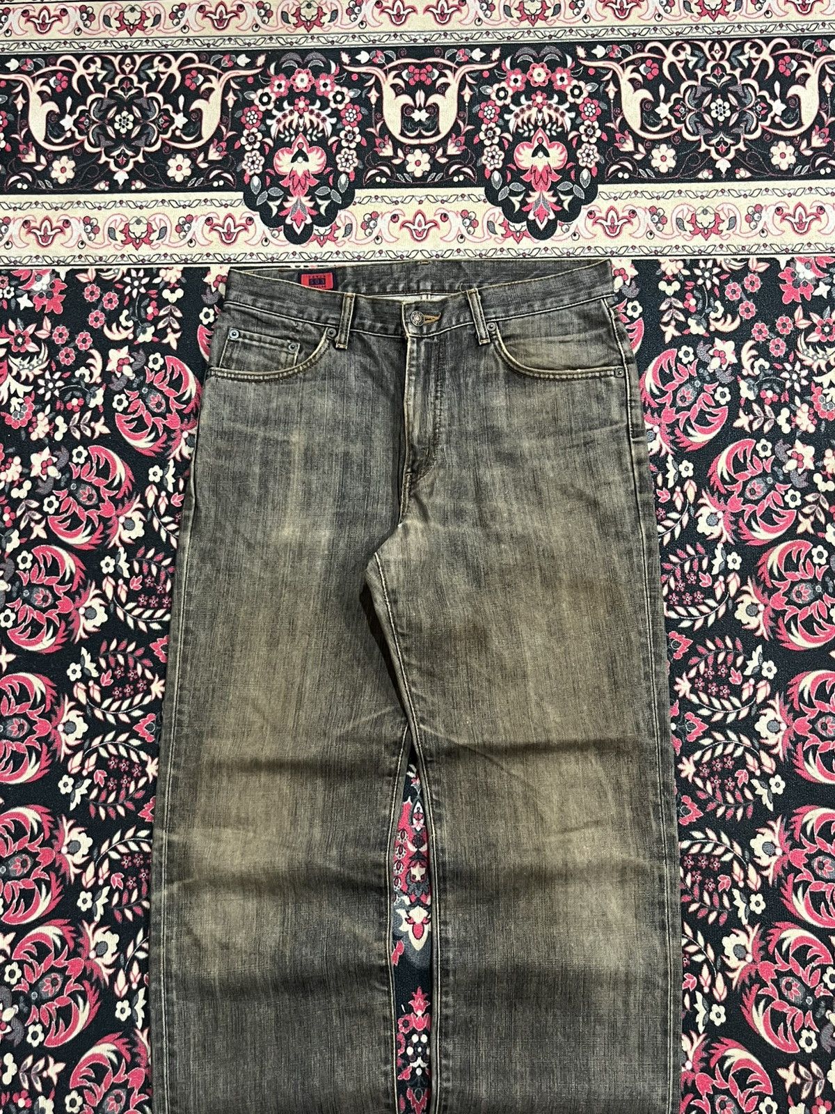 Edwin Vintage Edwin 503 Rusty Washed Straight Leg Jeans Size US 32 / EU 48 - 3 Thumbnail