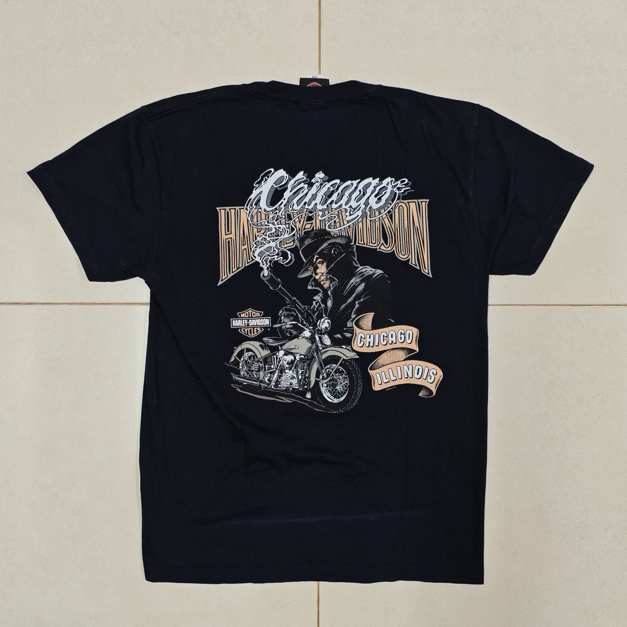 Harley Davidson HARLEY DAVIDSON Wolf Chicago Illinois Biker Tee Size US S / EU 44-46 / 1 - 4 Thumbnail