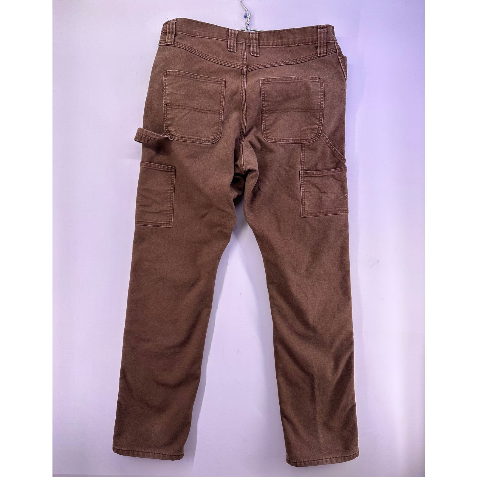 Wrangler Wrangler Rugged Wear Cargo Insulated Brown Jeans Size 33x34 Size US 33 - 10 Thumbnail