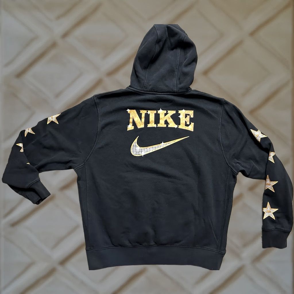 Nike Nike The Label Bringing Heat Cassette Graphic Hoodie Mens L Black Double Sided Size US L / EU 52-54 / 3 - 1 Thumbnail