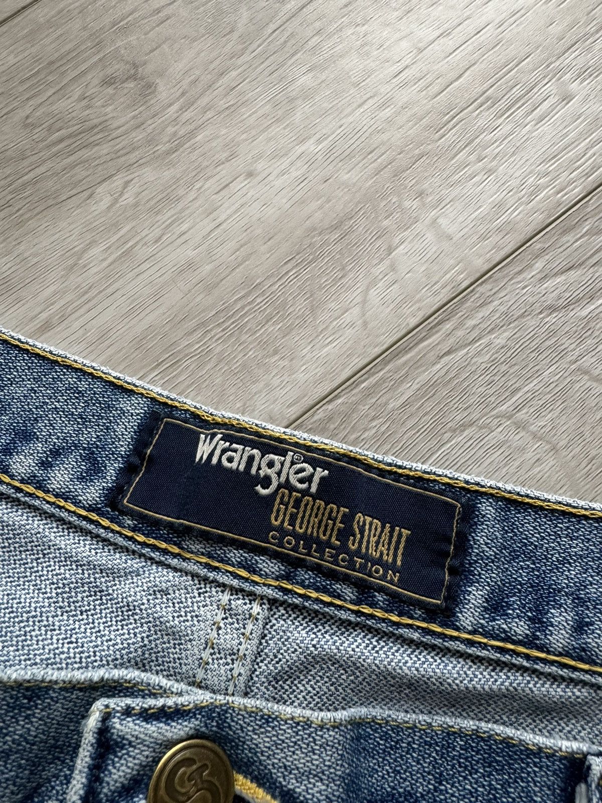 Vintage × Wrangler Crazy Vintage Y2K/2000s Baggy Grunge Skater Denim Jeans Size US 40 / EU 56 - 6 Thumbnail