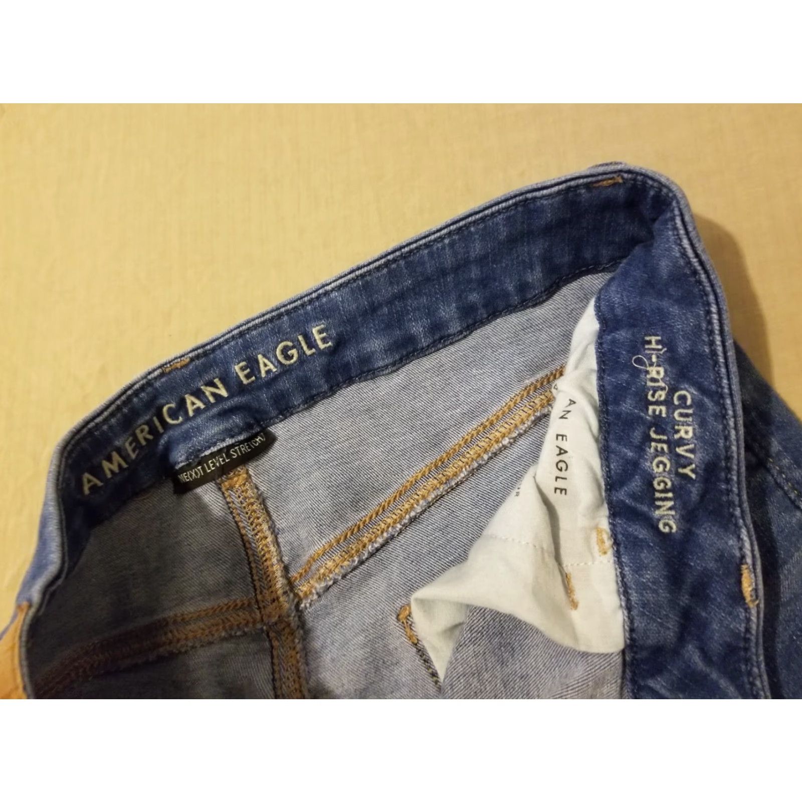 American Eagle Outfitters Womens American Eagle Outfitters Jeans Skinny 12 Short Denim Blue Jegging Pants Shirt? Size 34" / US 12 / IT 48 - 5 Thumbnail