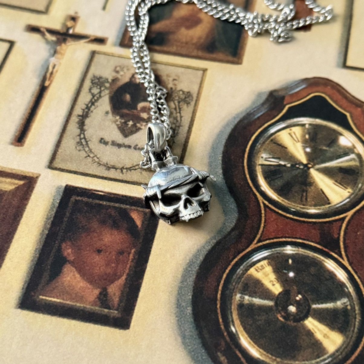 G59 Records G59 $UICIDEBOY$ SKULL PENDANT (SILVER) Size ONE SIZE - 2 Thumbnail