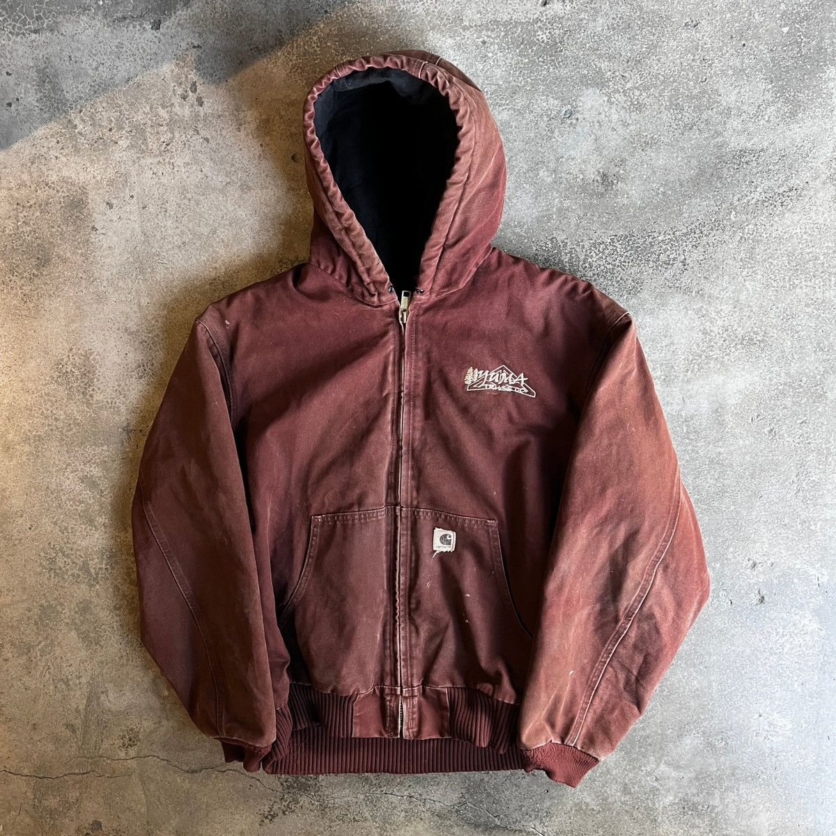 Carhartt × Streetwear × Vintage Carhartt Aztec Purple Rare J36 AST