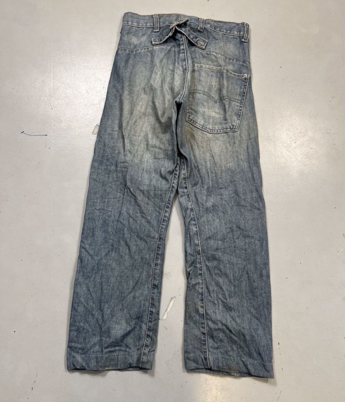 Vintage Levi’s engineer jeans denim buckle belt