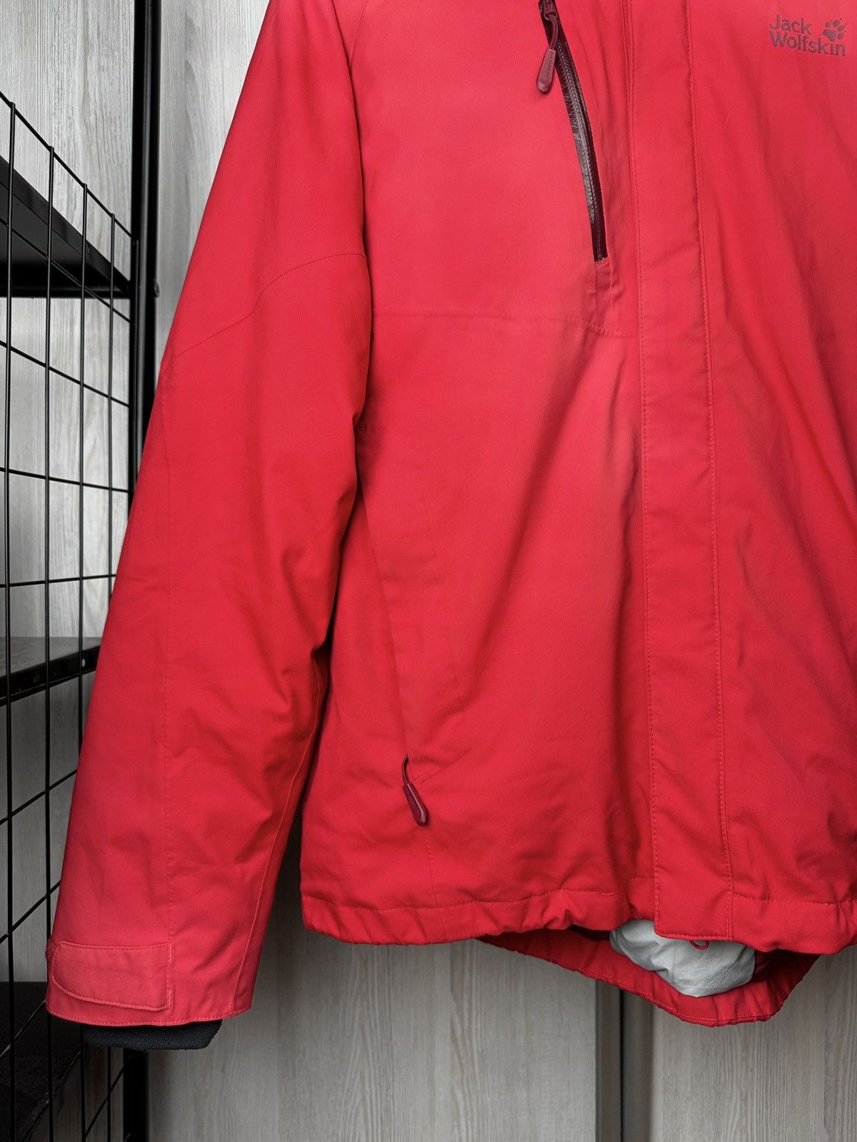 Jack Wolfskin Jack Wolfskin Men Troposphere Ruby Red Winter Down Jacket Size US L / EU 52-54 / 3 - 4 Thumbnail