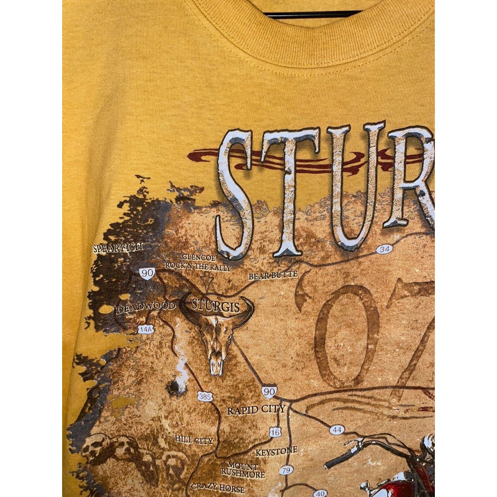 Vintage Vintage Sturgis Bike Week Shirt Motorcycle Map Tee L Large Size US L / EU 52-54 / 3 - 2 Thumbnail