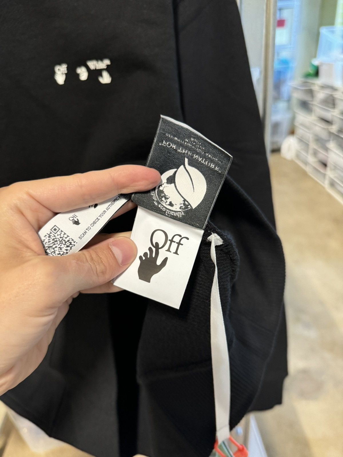 Off-White Off-White Logo Sweatshirt NEW 650$ Size US M / EU 48-50 / 2 - 5 Thumbnail