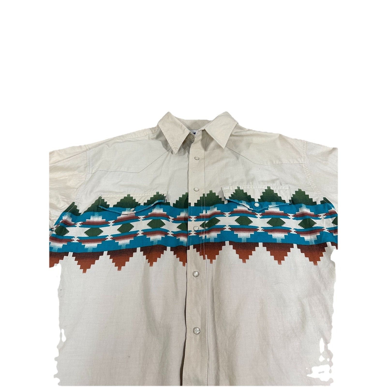 Wrangler Vintage Wrangler Western Shirt Men’s XL Pearl Snap Long Slee Size US XL / EU 56 / 4 - 2 Thumbnail