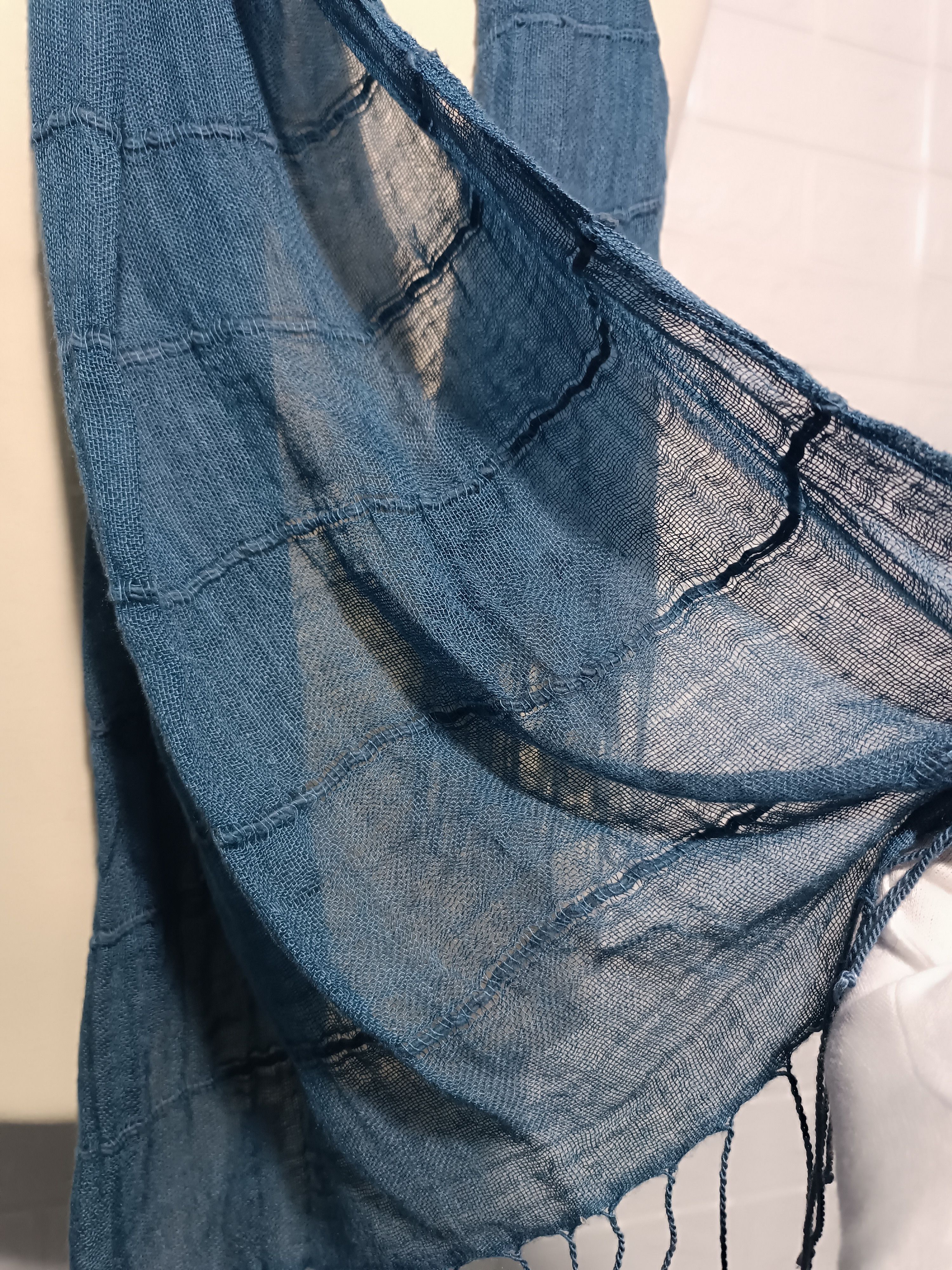 Other Thin Blue Scraf Size ONE SIZE - 3 Thumbnail