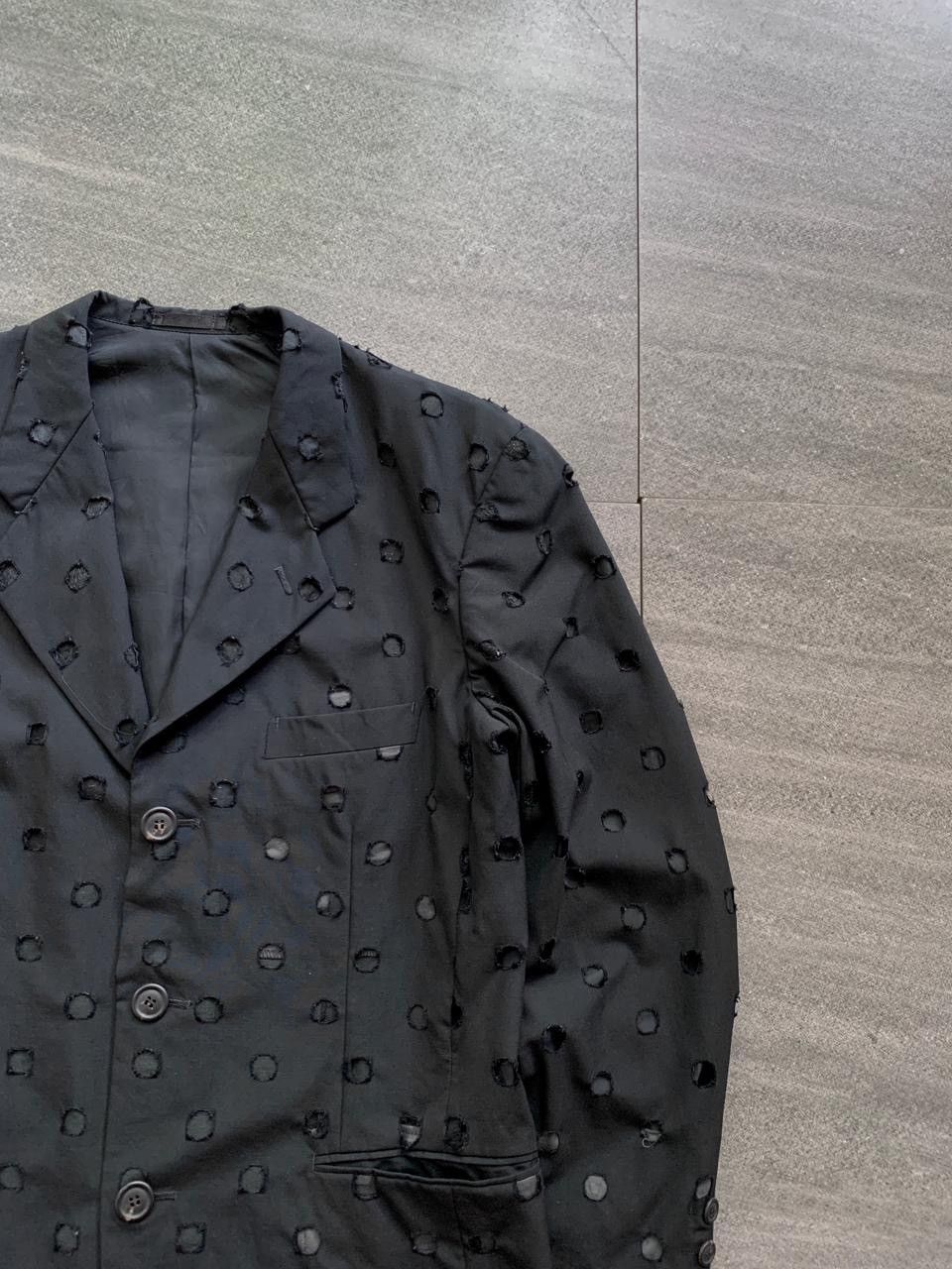 Issey Miyake FREE TAX! Punch Hole Blazer Jacket - Medium Size US M / EU 48-50 / 2 - 2 Thumbnail