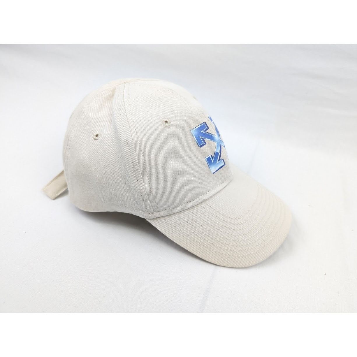 Off-White o1rshd1 Size: OS / Metal Bone Baseball Cap / Hat Light Blue Size ONE SIZE - 14 Thumbnail