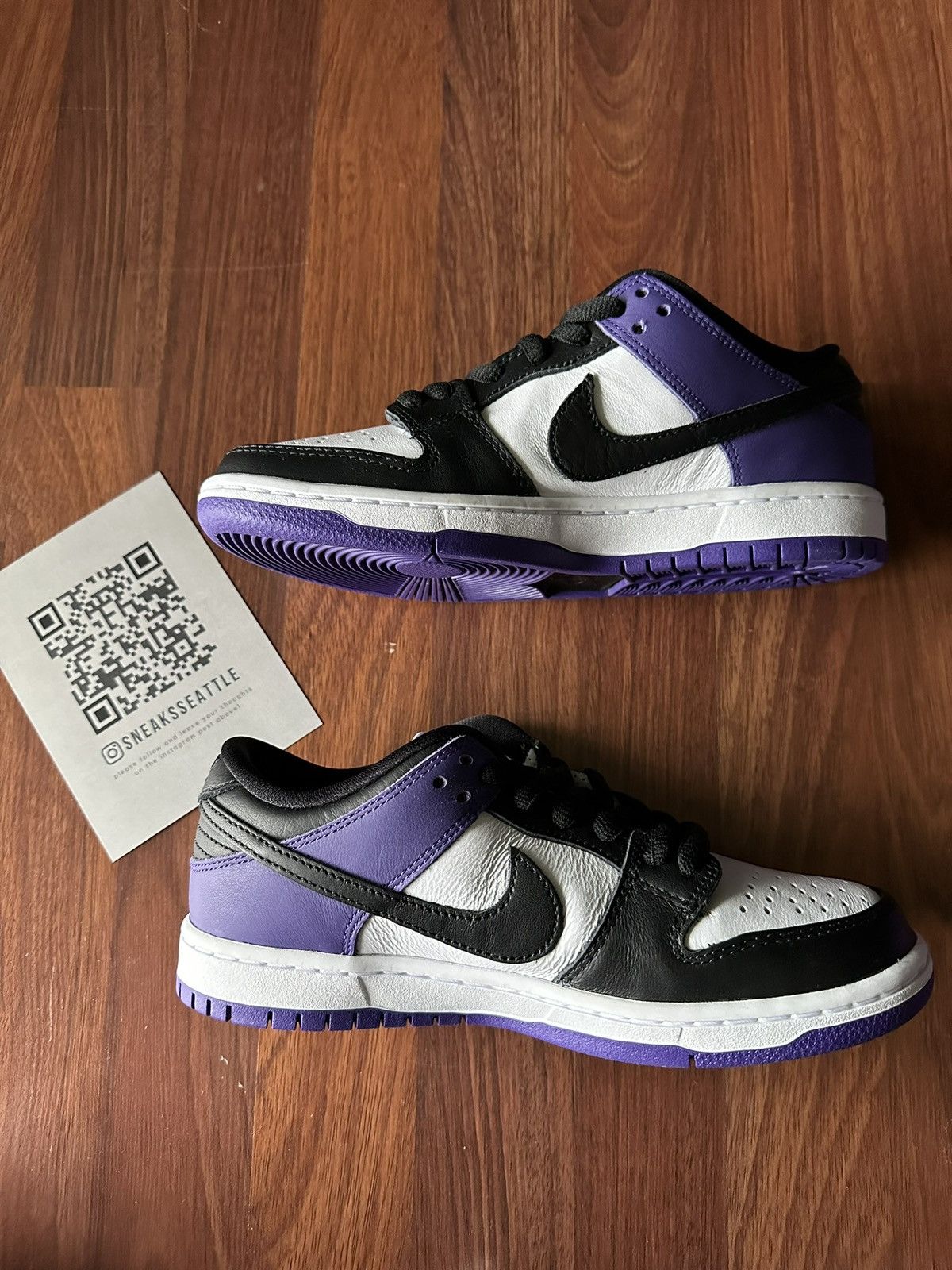 Nike Nike SB Dunk Low Court Purple Size 6.5M/8W BQ6817-500 Size US 6.5 / EU 39-40 - 2 Thumbnail