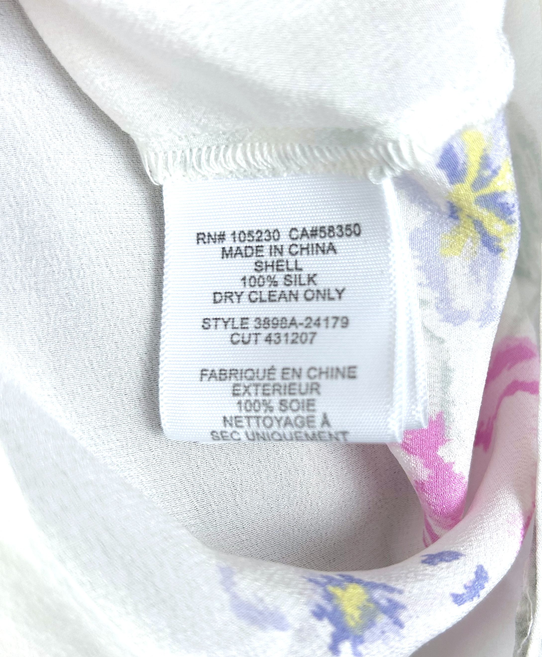 Joie Joie Silk Floral Print Blouse Size XS / US 0-2 / IT 36-38 - 8 Thumbnail