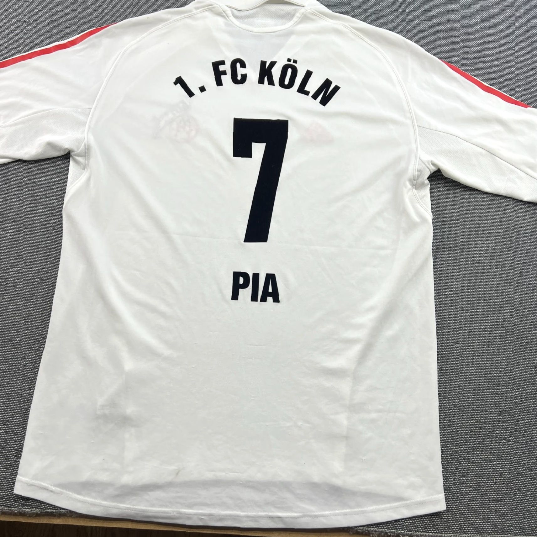 Adidas adidas FC Koln 2005 2006 Home Football Jersey Mens L White T-Shirt Athletic Short Sleeve Mois ture Wicking Quick Dry Jersey Vintage: No Size US L / EU 52-54 / 3 - 3 Thumbnail