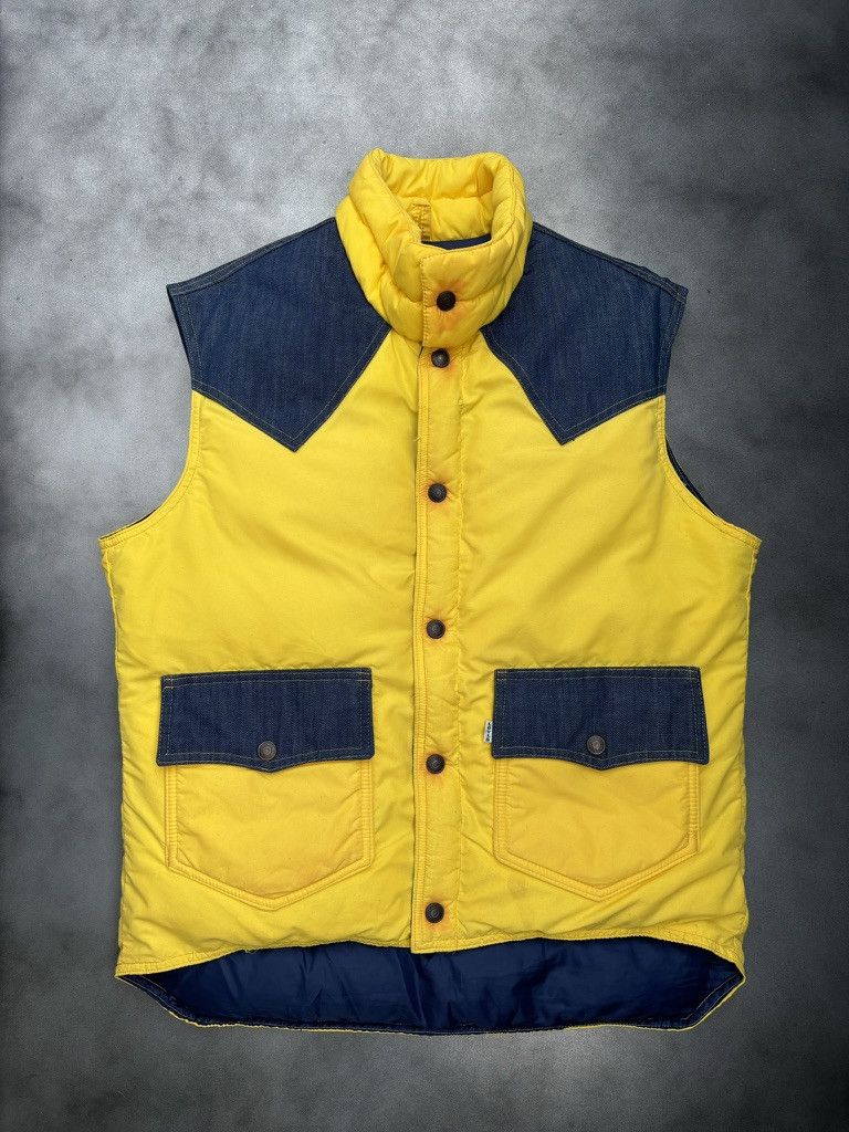Levi's 1970s Levi's Ski Goose Down Vintage Puffer Denim Winter USA Size US M / EU 48-50 / 2 - 16 Thumbnail